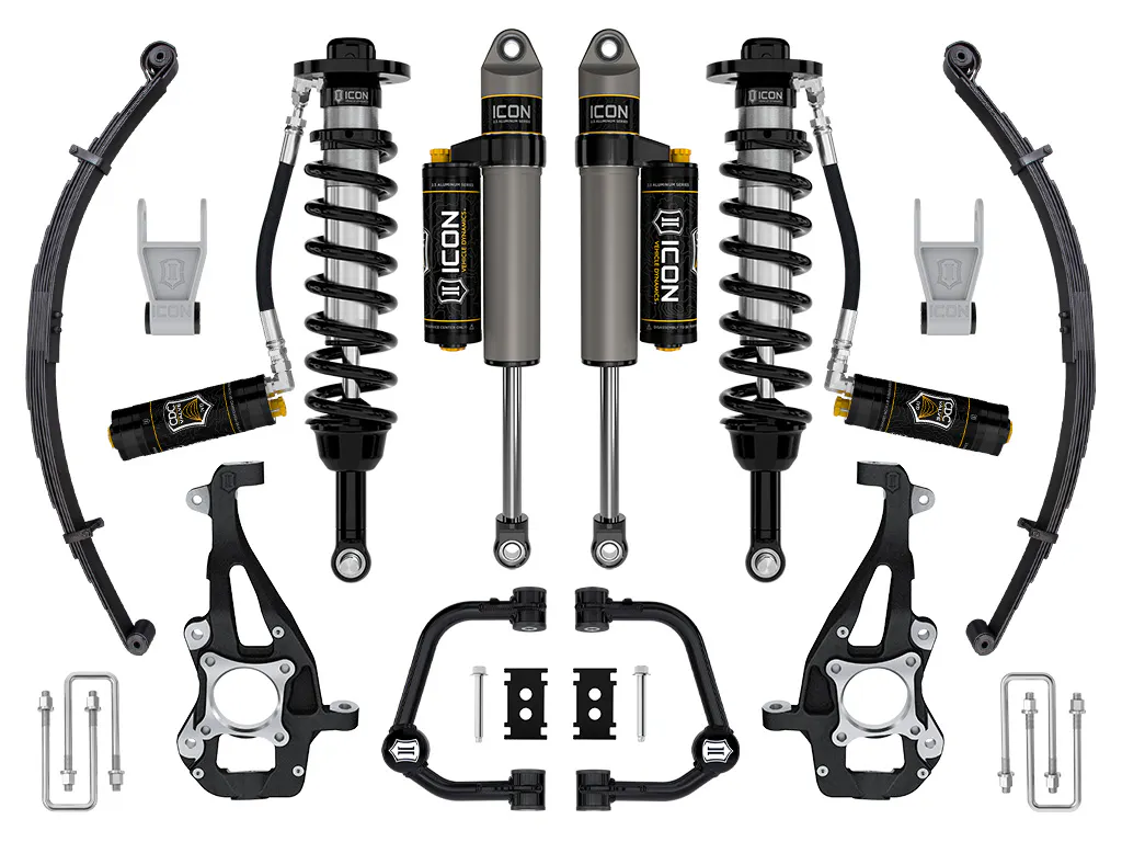 ICON Vehicle Dynamics 21-25 FORD F150 4WD 3.5-4.5" STAGE 4 SUSPENSION SYSTEM TUBULAR CDCV LEAF PACK