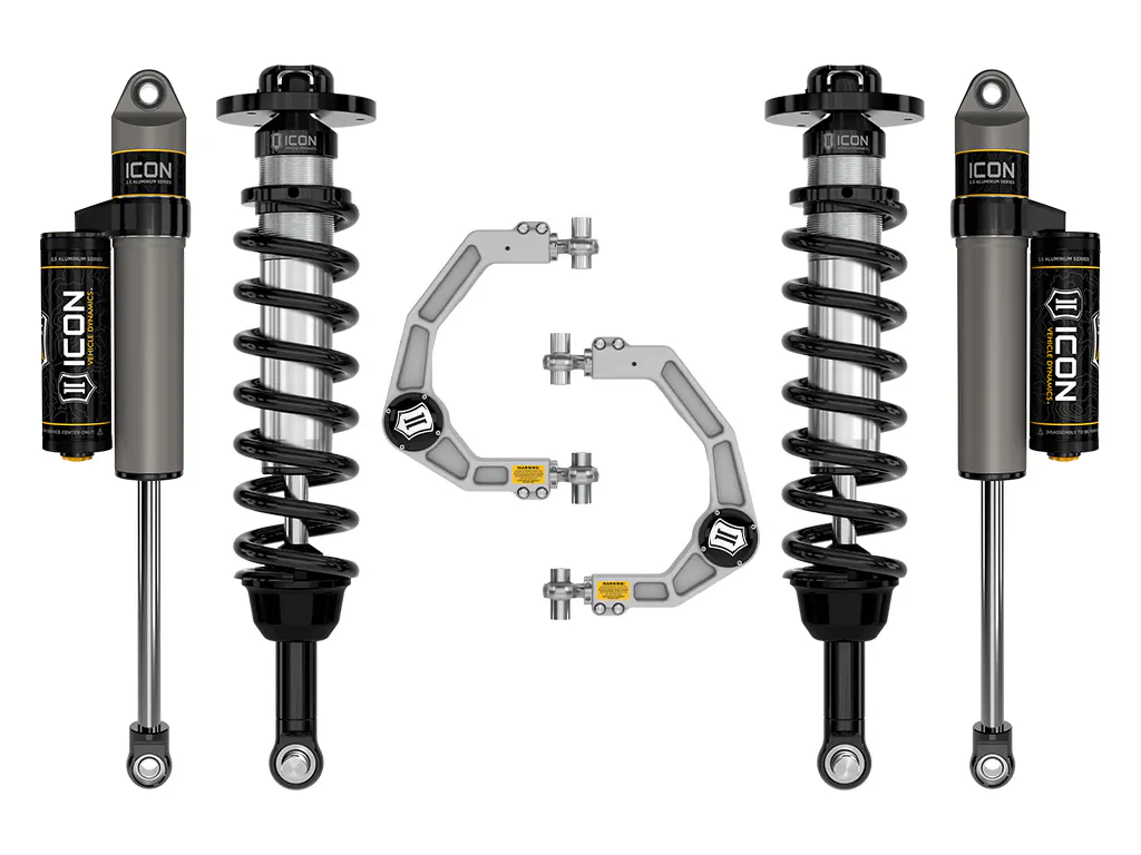 ICON Vehicle Dynamics 21-25 FORD F150 TREMOR 4WD 2.5-3" STAGE 2 SUSPENSION SYSTEM W BILLET UCA