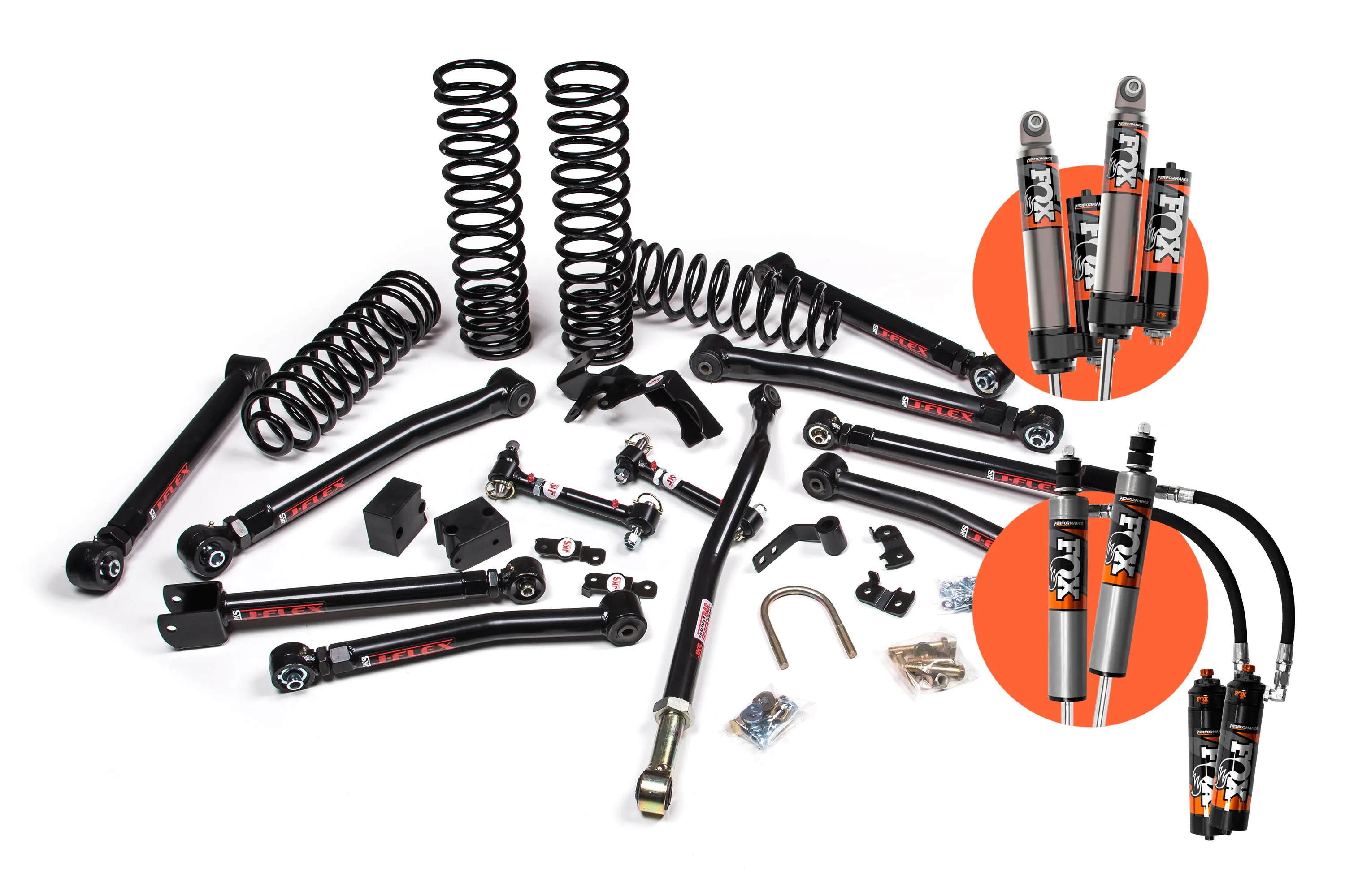 JKS Manufacturing Wrangler 4Dr 2.5" J-Krawl Suspension Lift Kit w/ Fo