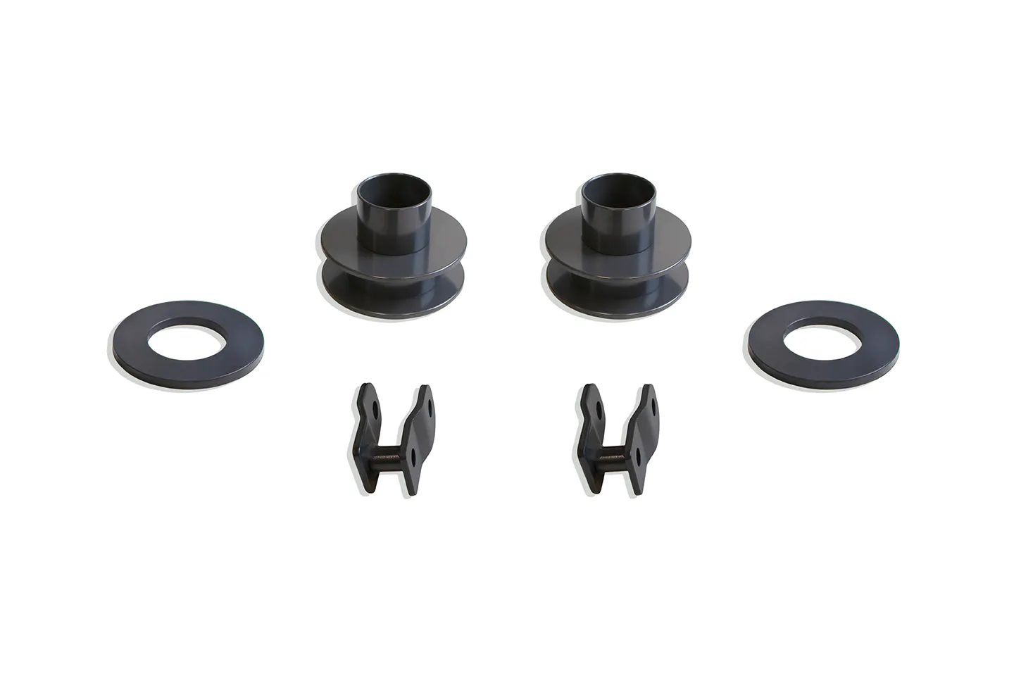 MaxTrac Suspension 2.5" FRONT COIL SPACERS W/ SHOCK EXT