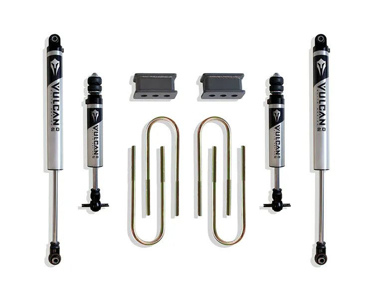 MaxTrac Suspension 2.5" REAR LIFT BOX KIT (4.125" X 16.5" U-BOLTS)