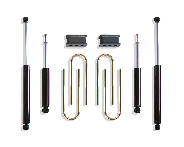 MaxTrac Suspension 2.5" REAR LIFT BOX KIT (4.125" X 16.5" U-BOLTS) (DUALLY MODELS) (MAX TRAC SHOCK)
