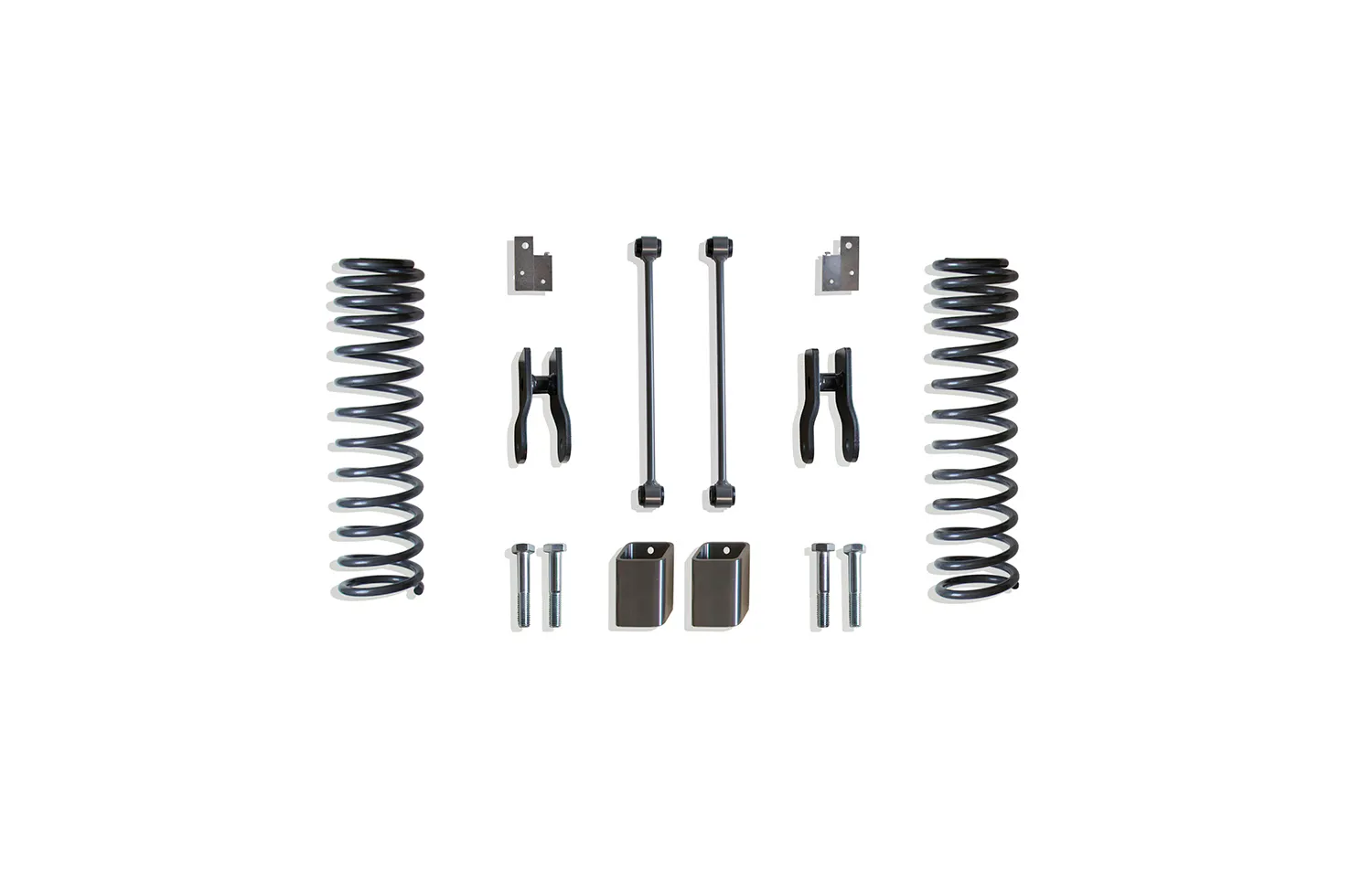 MaxTrac Suspension REAR COILS, SWAY BAR LINKS, R. SHOCK EXT & MISC. BRACKETS - 4.5" LIFT HEIGHT