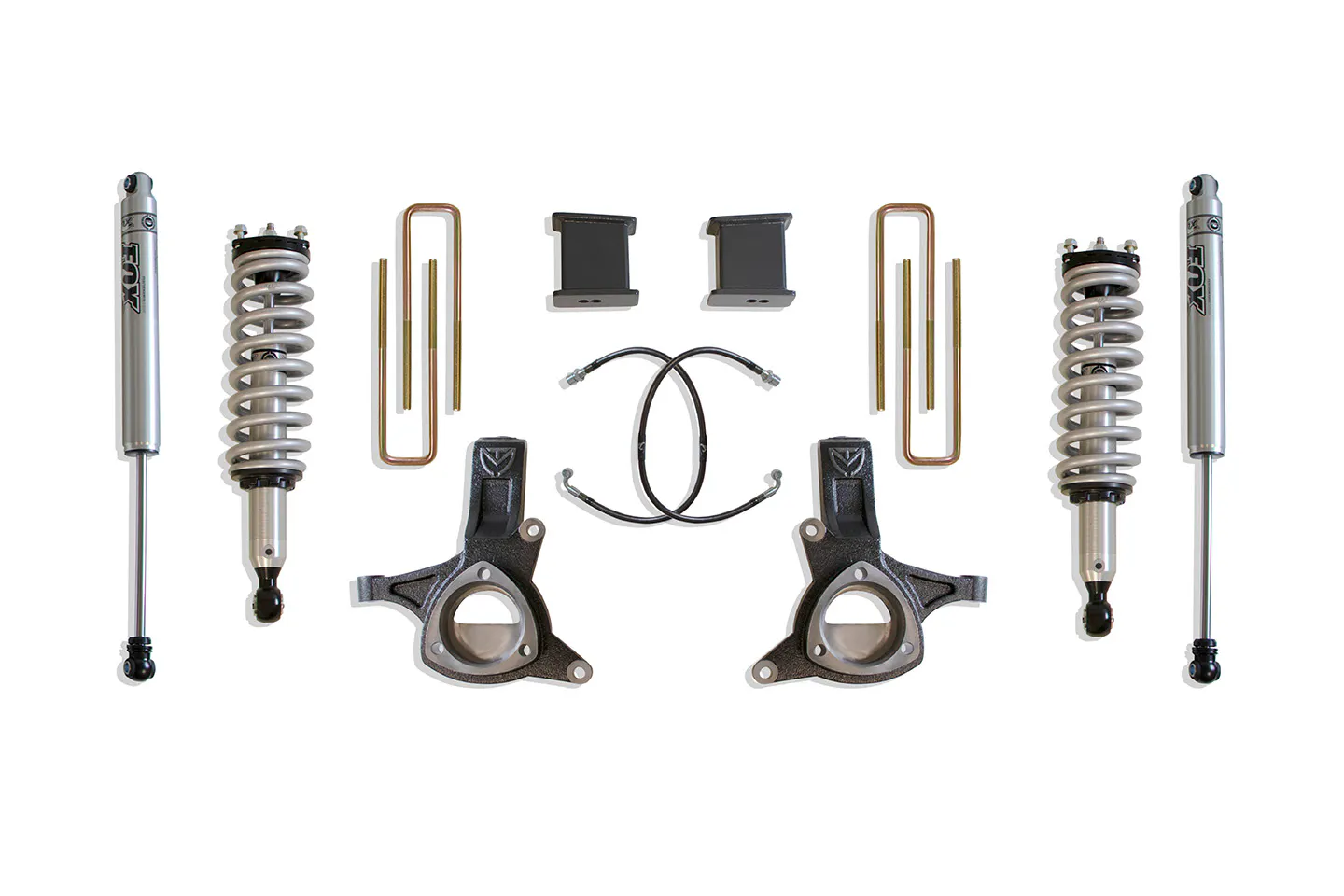 MaxTrac Suspension 7" LIFT KIT (FOX SHOCKS) (STAMPED STEEL ARMS)