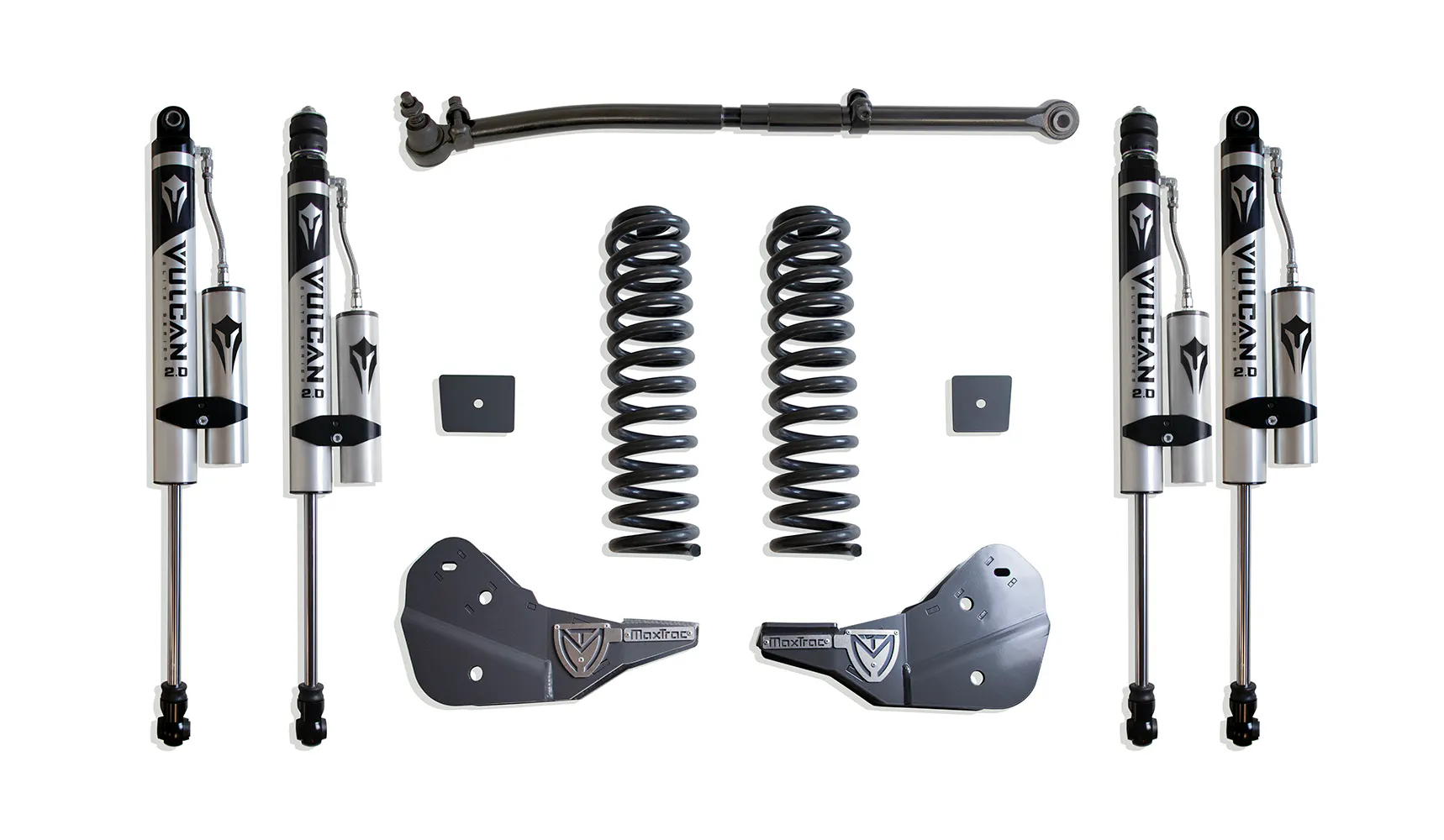 MaxTrac Suspension 2.5" COIL SPRING LEVELING KIT (VULCAN RESERVOIR SHOCKS)