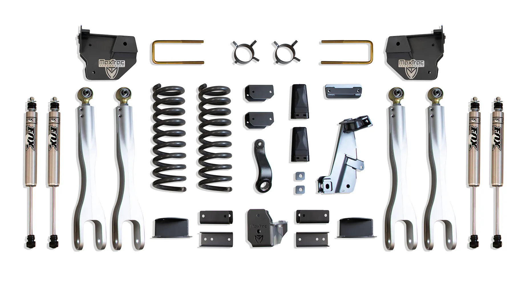 MaxTrac Suspension 6" LIFT KIT W/ 4-LINKS (FOX SHOCKS) (FACTORY REAR AIR RIDE)