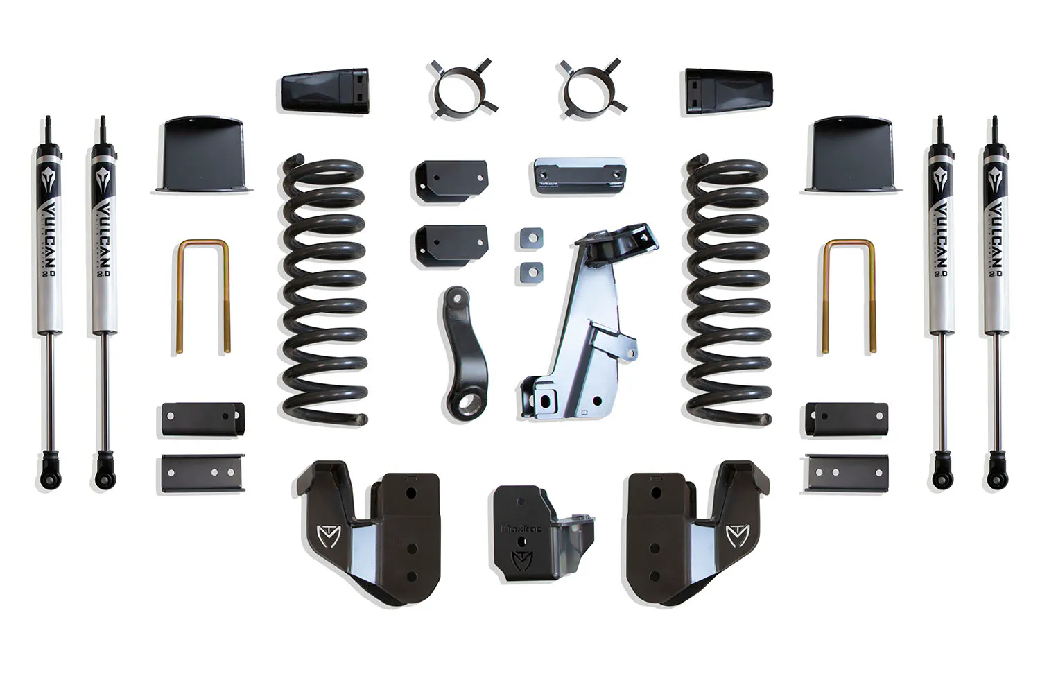 MaxTrac Suspension 8" LIFT KIT (VULCAN SHOCKS) (FACTORY REAR AIR RIDE)