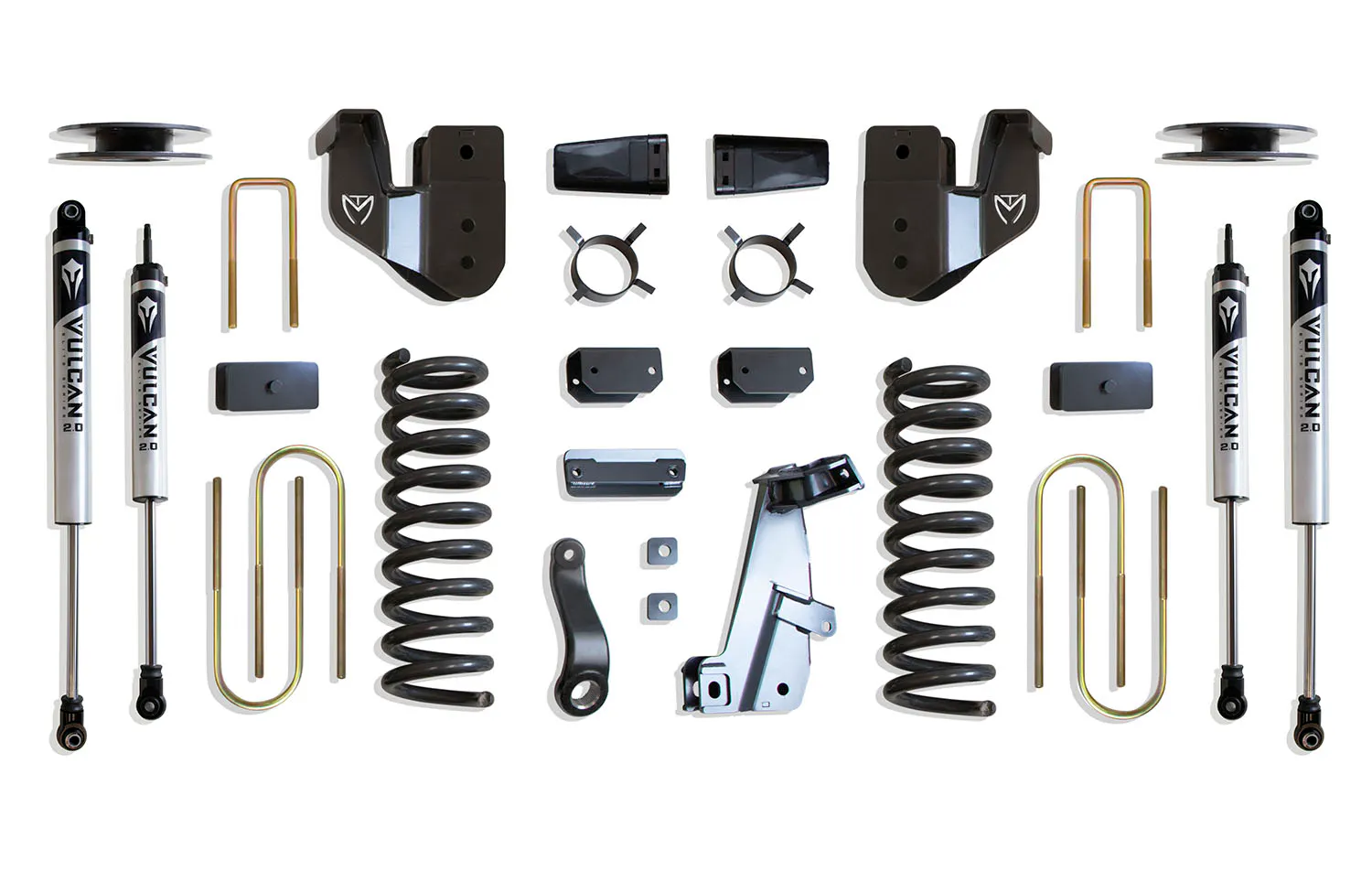 MaxTrac Suspension 4" LIFT KIT (VULCAN SHOCKS) (FACTORY REAR AIR RIDE)