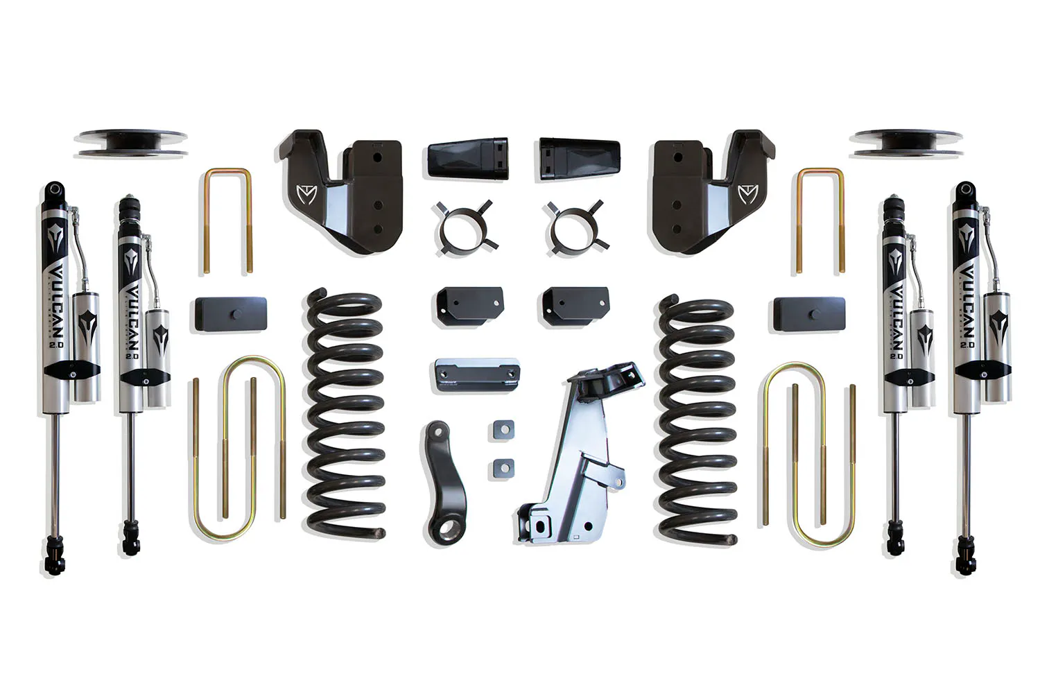 MaxTrac Suspension 4" LIFT KIT (VULCAN RESERVOIR SHOCKS) (FACTORY REAR AIR RIDE)