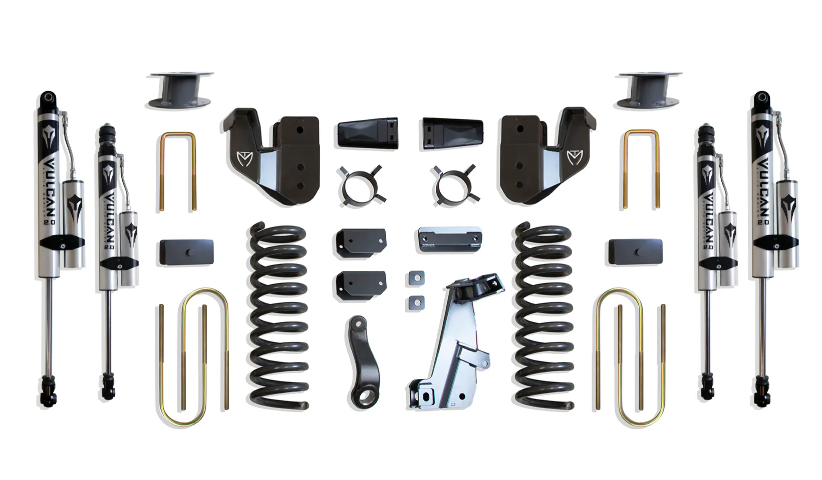 MaxTrac Suspension 6" LIFT KIT (VULCAN RESERVOIR SHOCKS) (FACTORY REAR AIR RIDE)