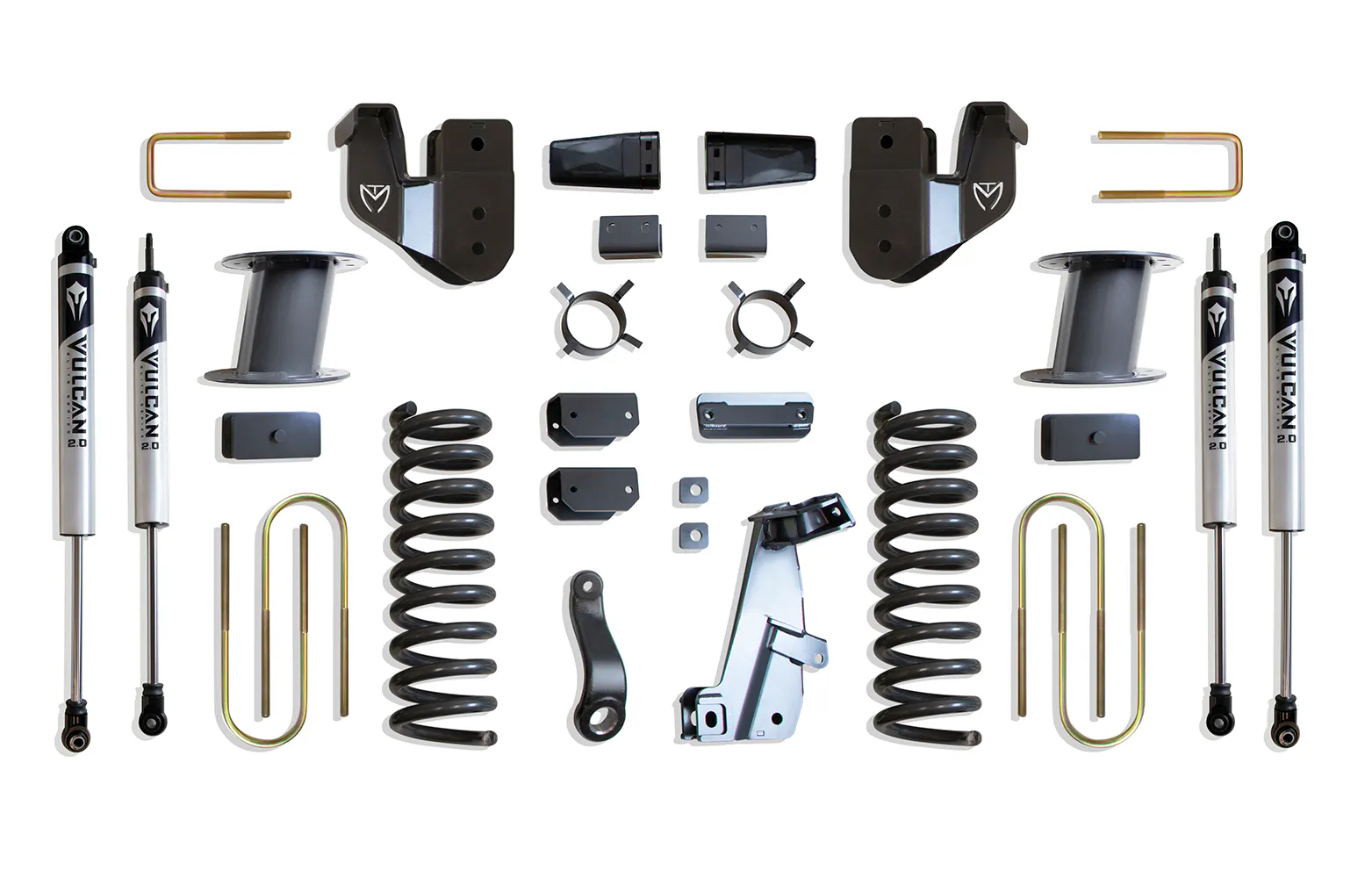 MaxTrac Suspension 8" LIFT KIT (VULCAN SHOCKS) (FACTORY REAR AIR RIDE)