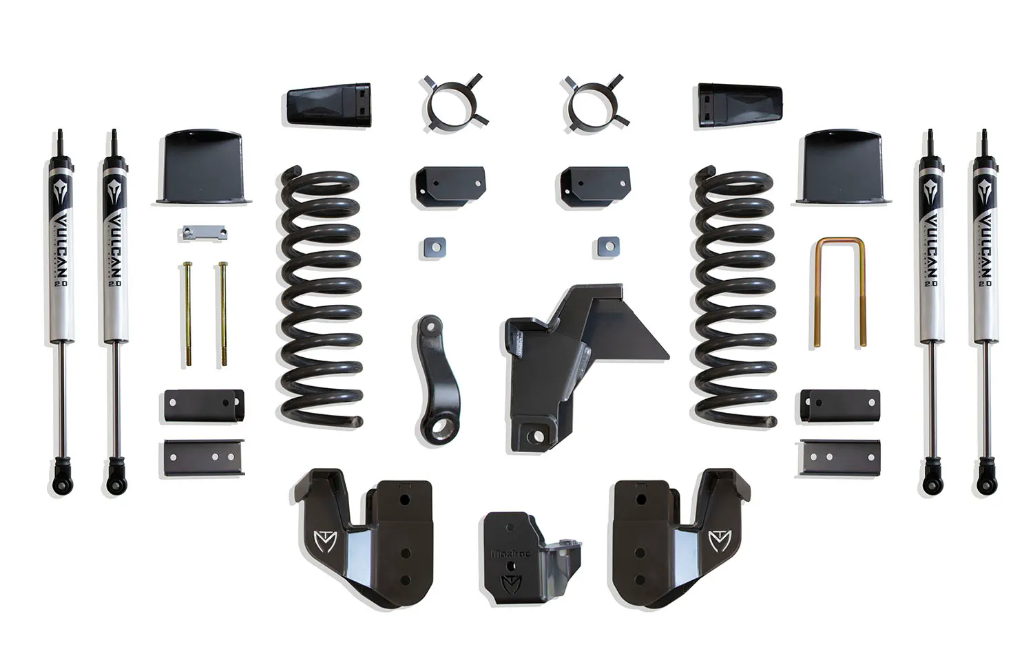 MaxTrac Suspension 8" LIFT KIT (VULCAN SHOCKS) (FACTORY REAR AIR RIDE)