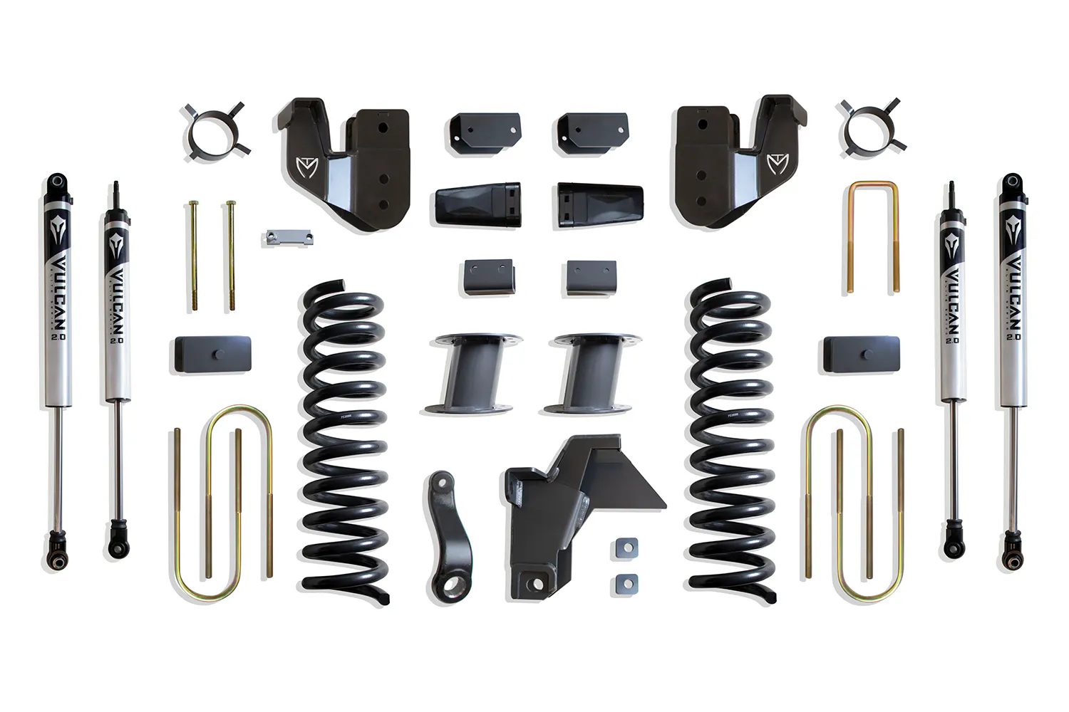 MaxTrac Suspension 8" LIFT KIT (VULCAN SHOCKS) (FACTORY REAR AIR RIDE)