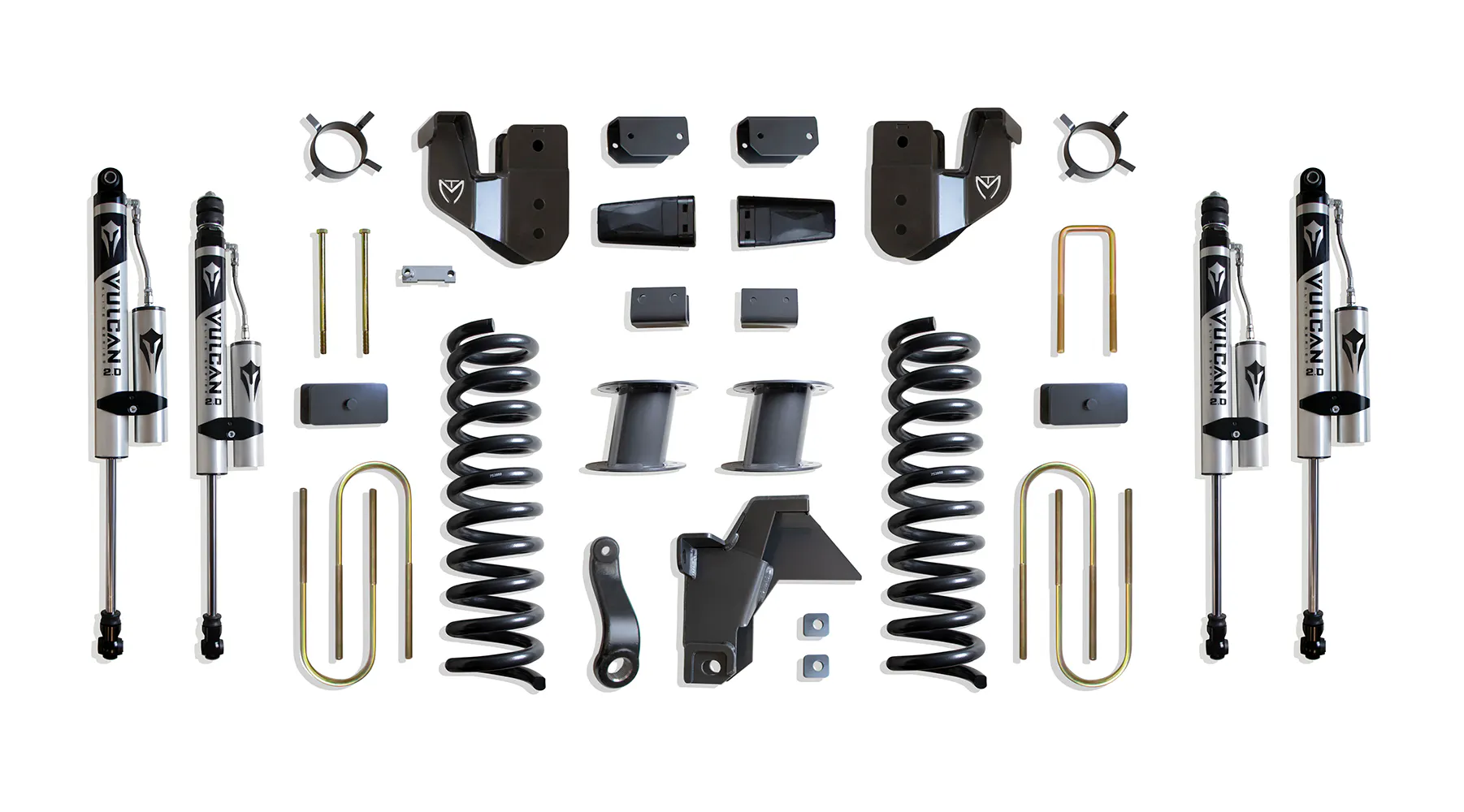 MaxTrac Suspension 8" LIFT KIT (VULCAN RESERVOIR SHOCKS) (FACTORY REAR AIR RIDE)