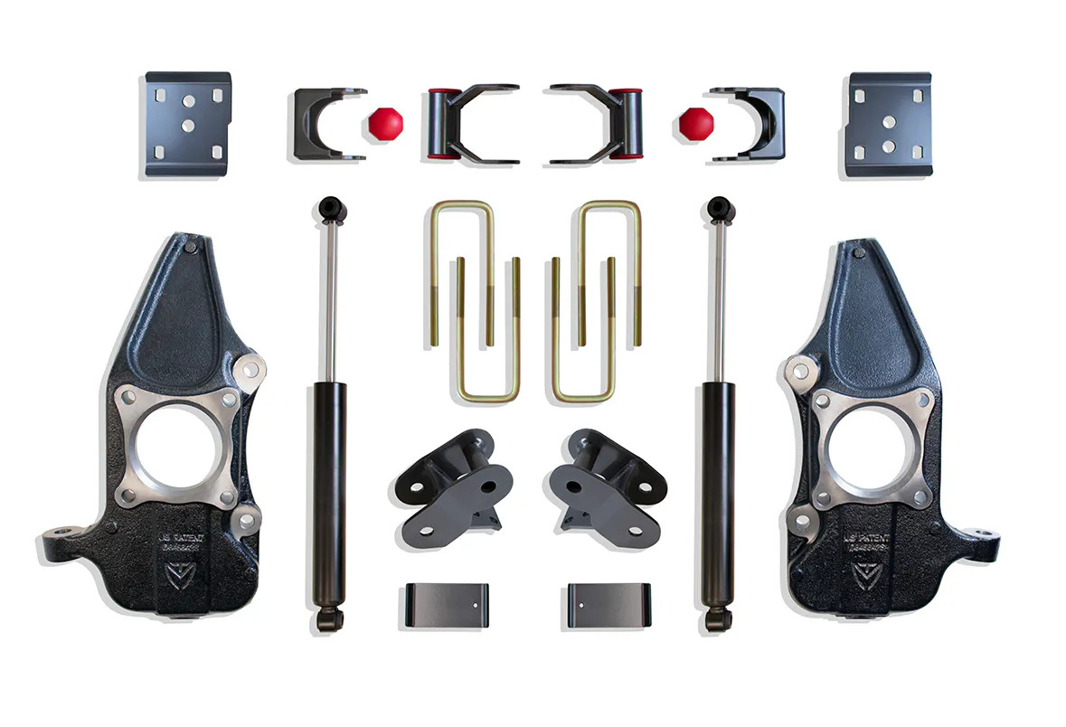 MaxTrac Suspension 2"/4" LOWERING KIT (SPINDLES) (REQUIRES 22" RIMS OR LARGER)