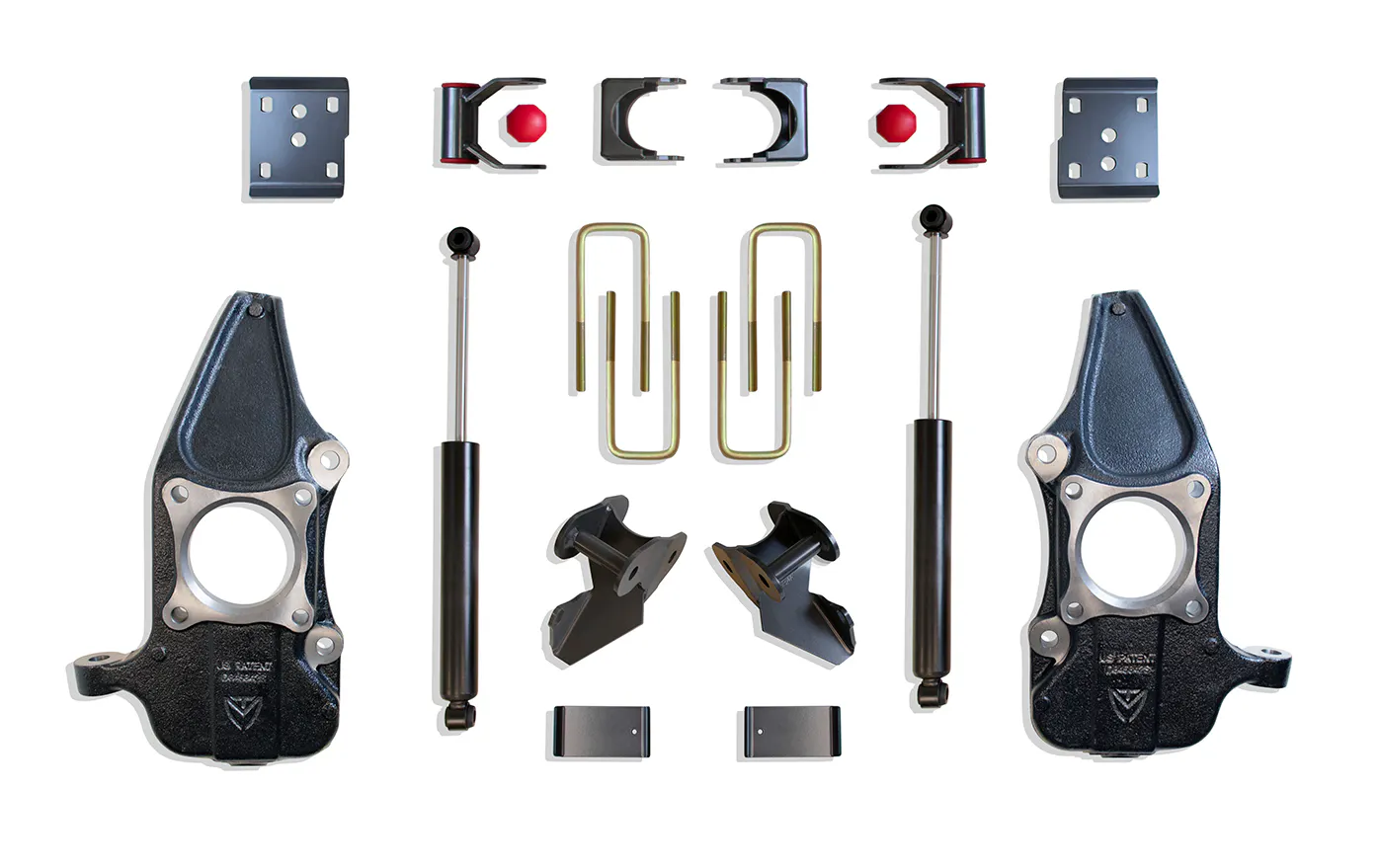 MaxTrac Suspension 2"/4" LOWERING KIT (SPINDLES) (REQUIRES 22" RIMS OR LARGER)
