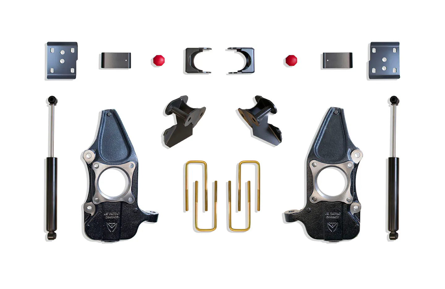 MaxTrac Suspension 2"/4" LOWERING KIT (SPINDLES) (REQUIRES 22" RIMS OR LARGER)