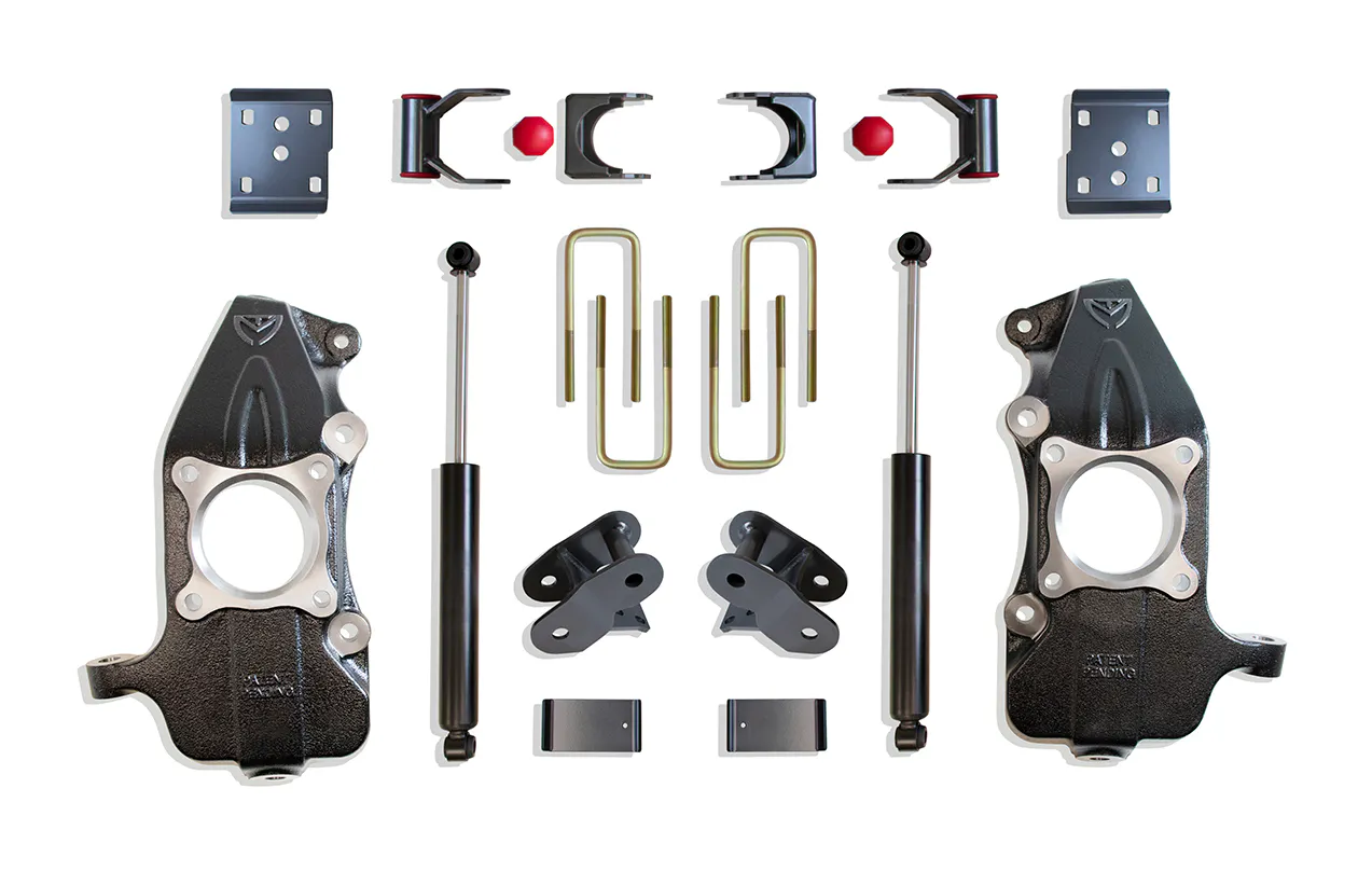MaxTrac Suspension 2"/4" LOWERING KIT (SPINDLES) (REQUIRES 22" RIMS OR LARGER)