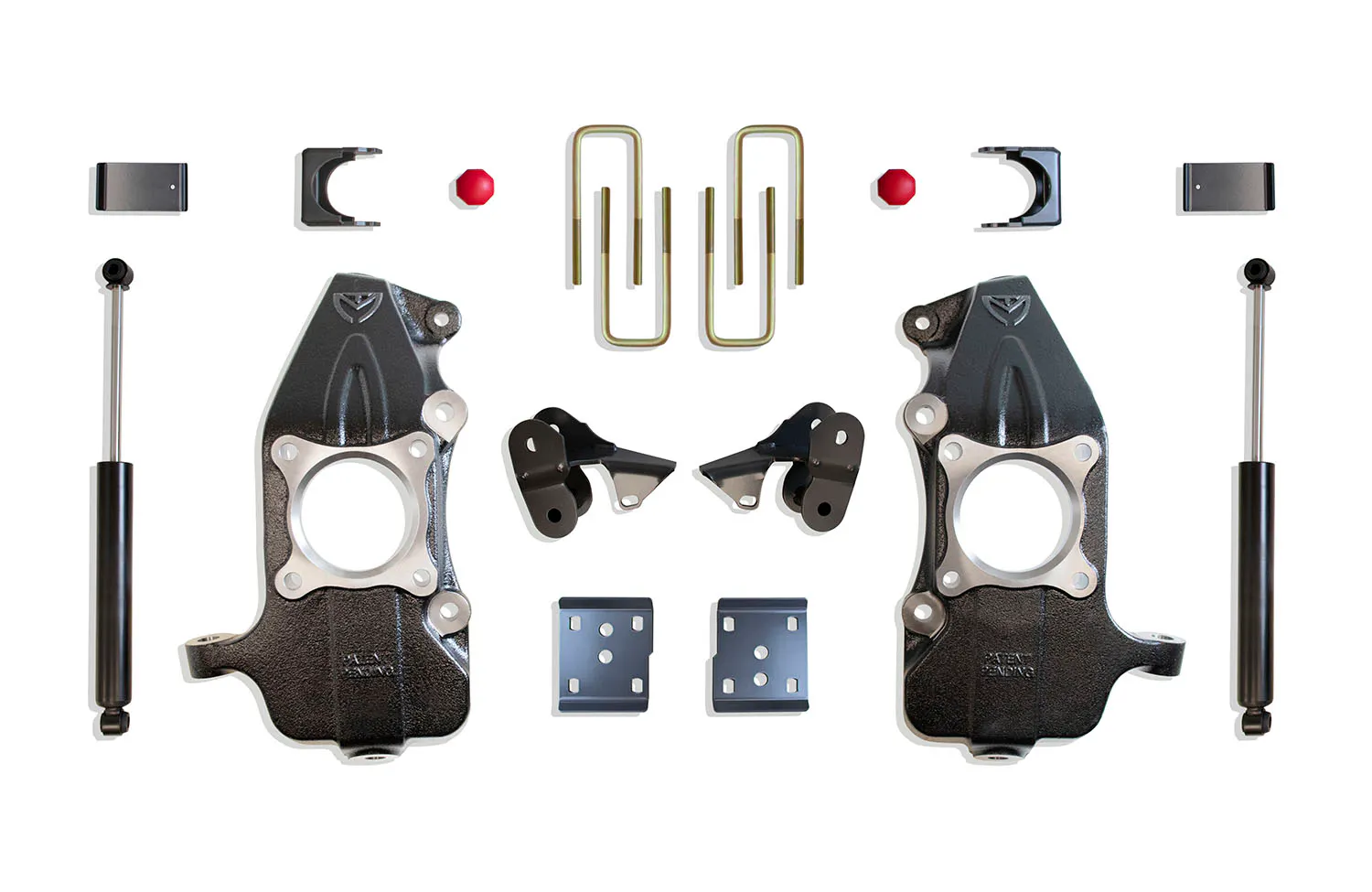 MaxTrac Suspension 2"/4" LOWERING KIT (SPINDLES) (REQUIRES 22" RIMS OR LARGER)