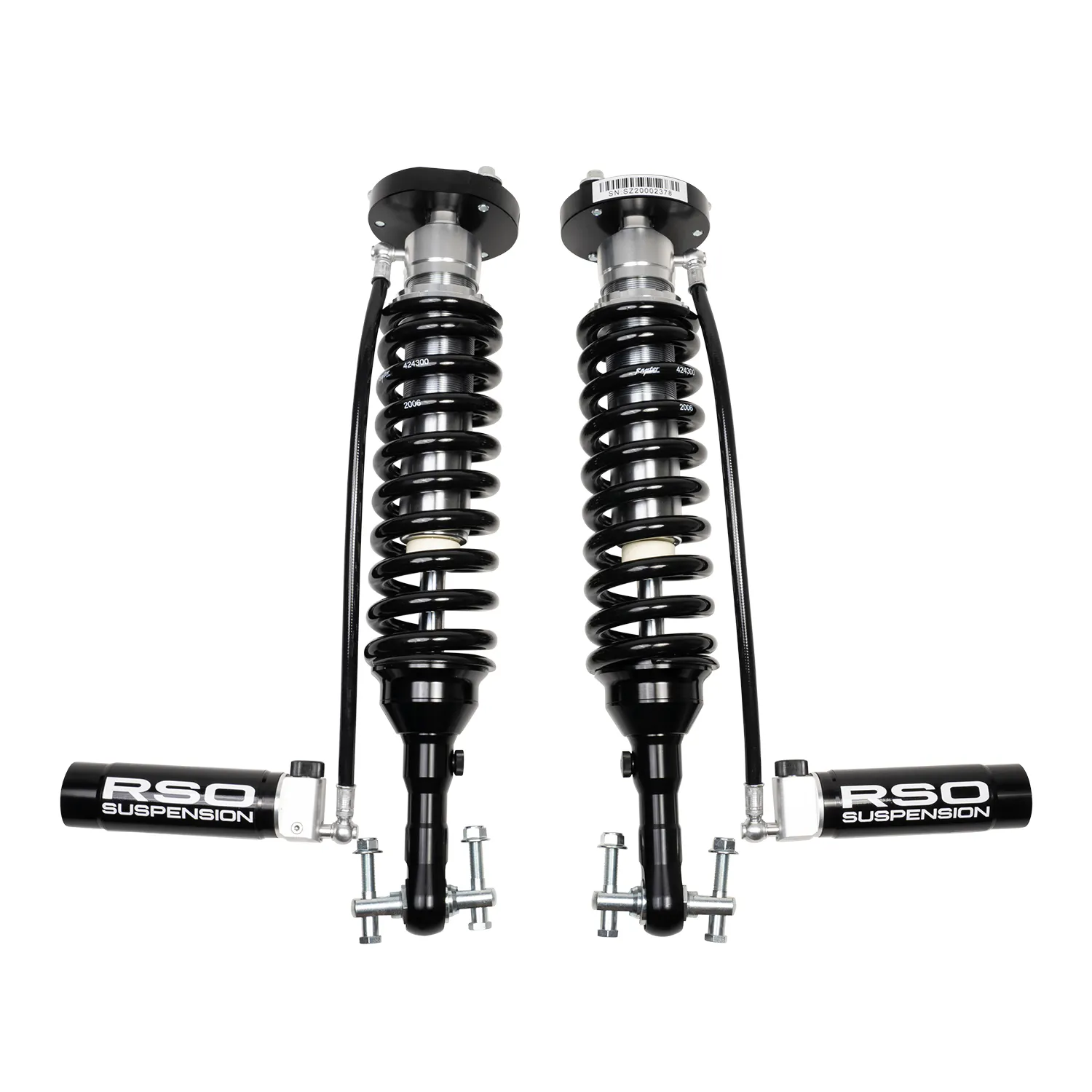 RSO Suspension RSO Front 2.5 Coilover Adjustable Remote ACR Reservoir Shocks 0-3in Lift