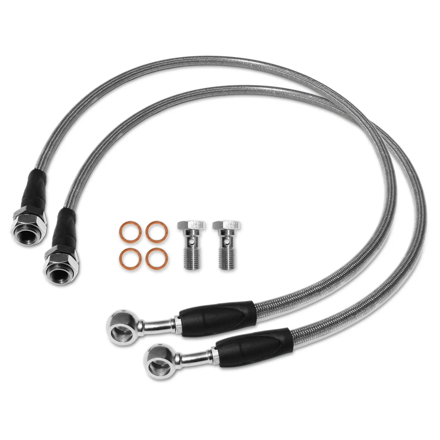 RSO Suspension RSO Rear Brake Lines Stainless Steel Length: 70cm-27.56in