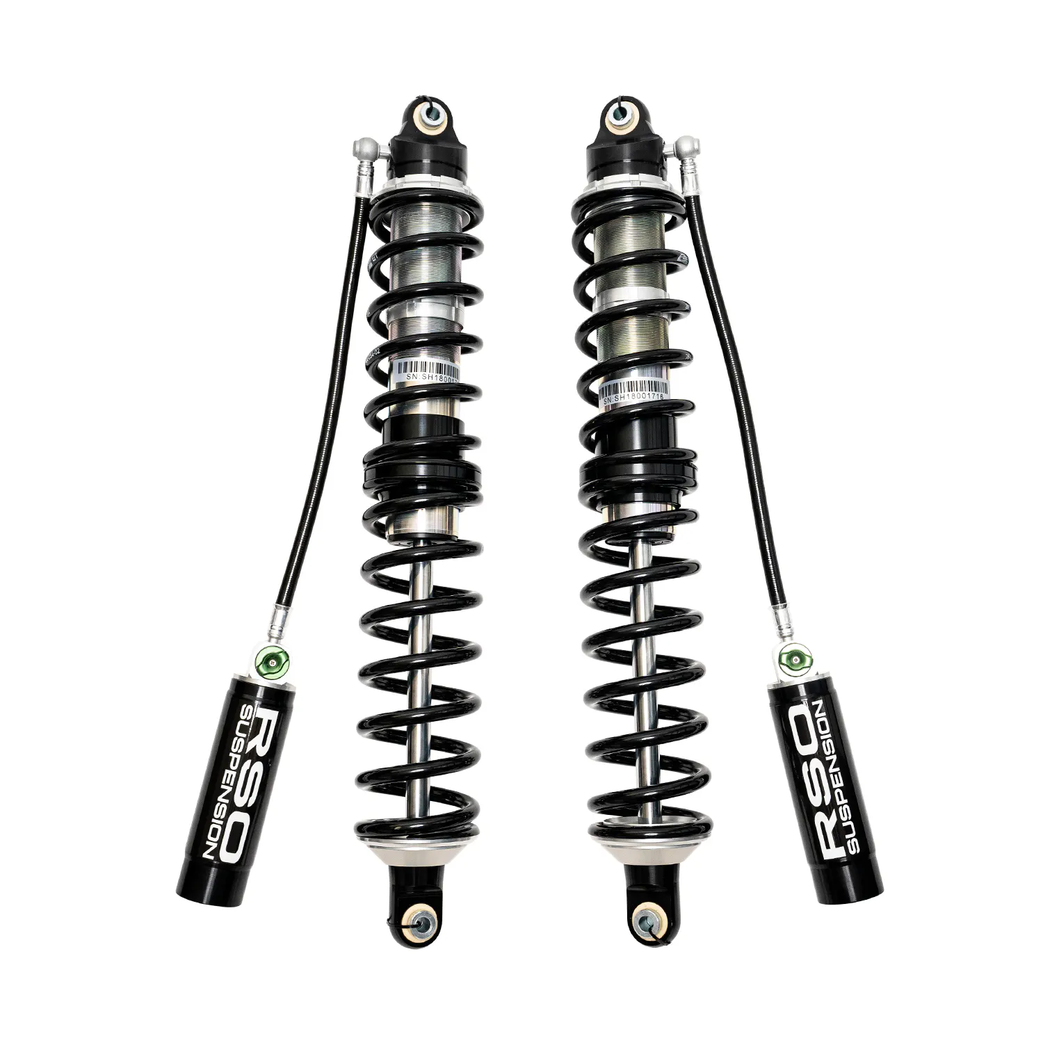 RSO Suspension RSO Front 2.5 Coilover Adj Remote Reservoir Dual Rate Shocks 6in Lift
