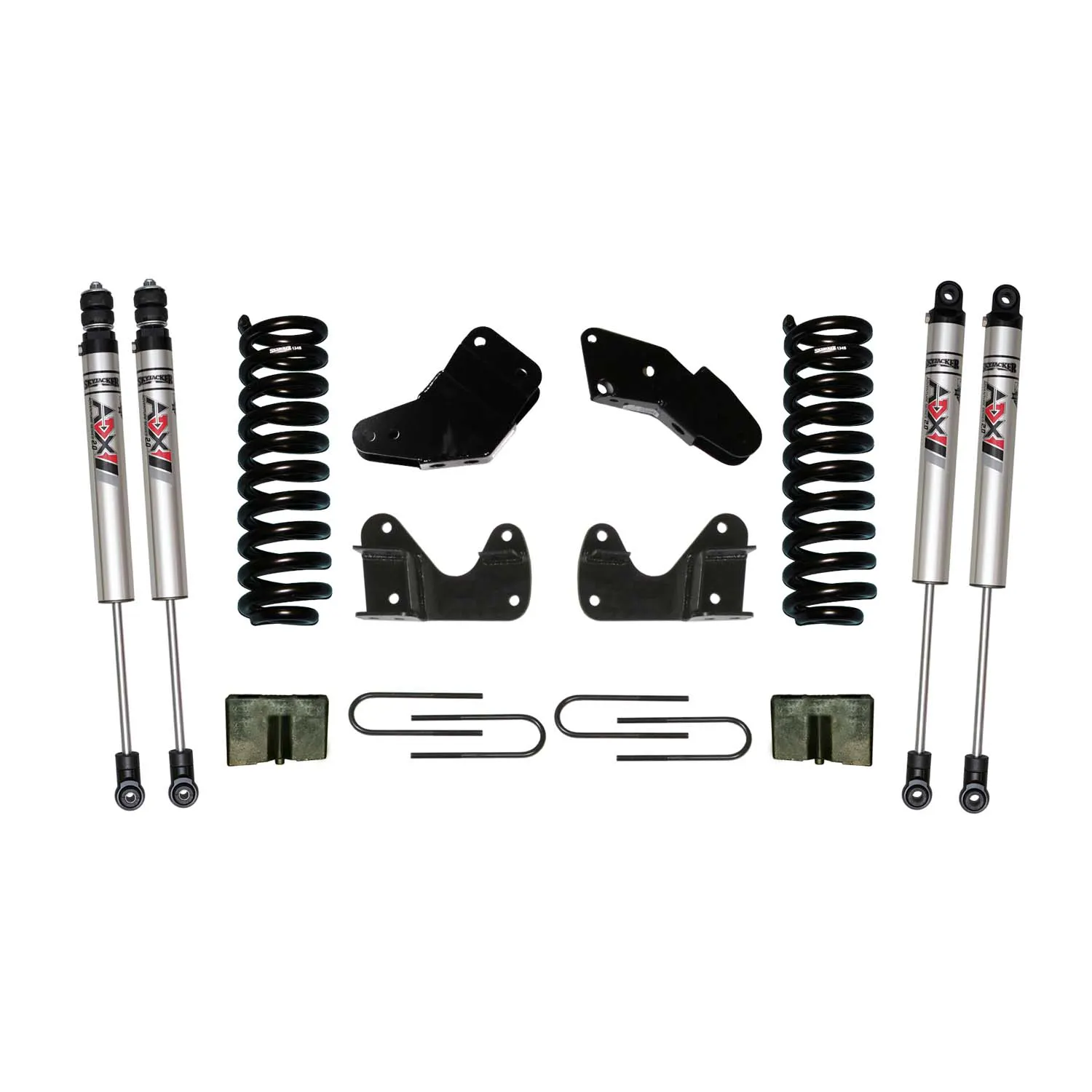 Skyjacker 6 in. Suspension Lift Kit With ADX M2.0 Aluminum Monotube Shocks.