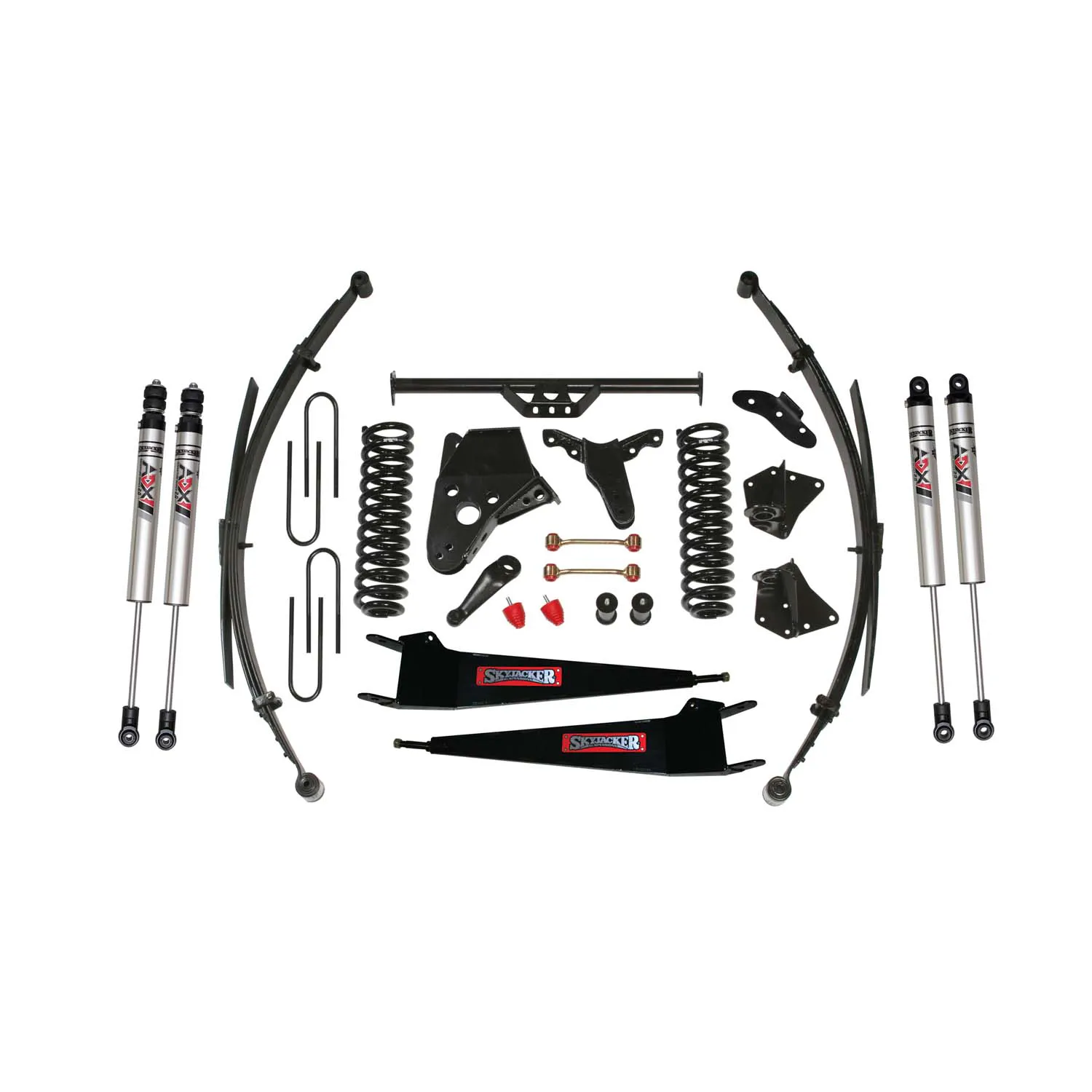 Skyjacker 6 in. Suspension Lift Kit With ADX M2.0 Aluminum Monotube Shocks.