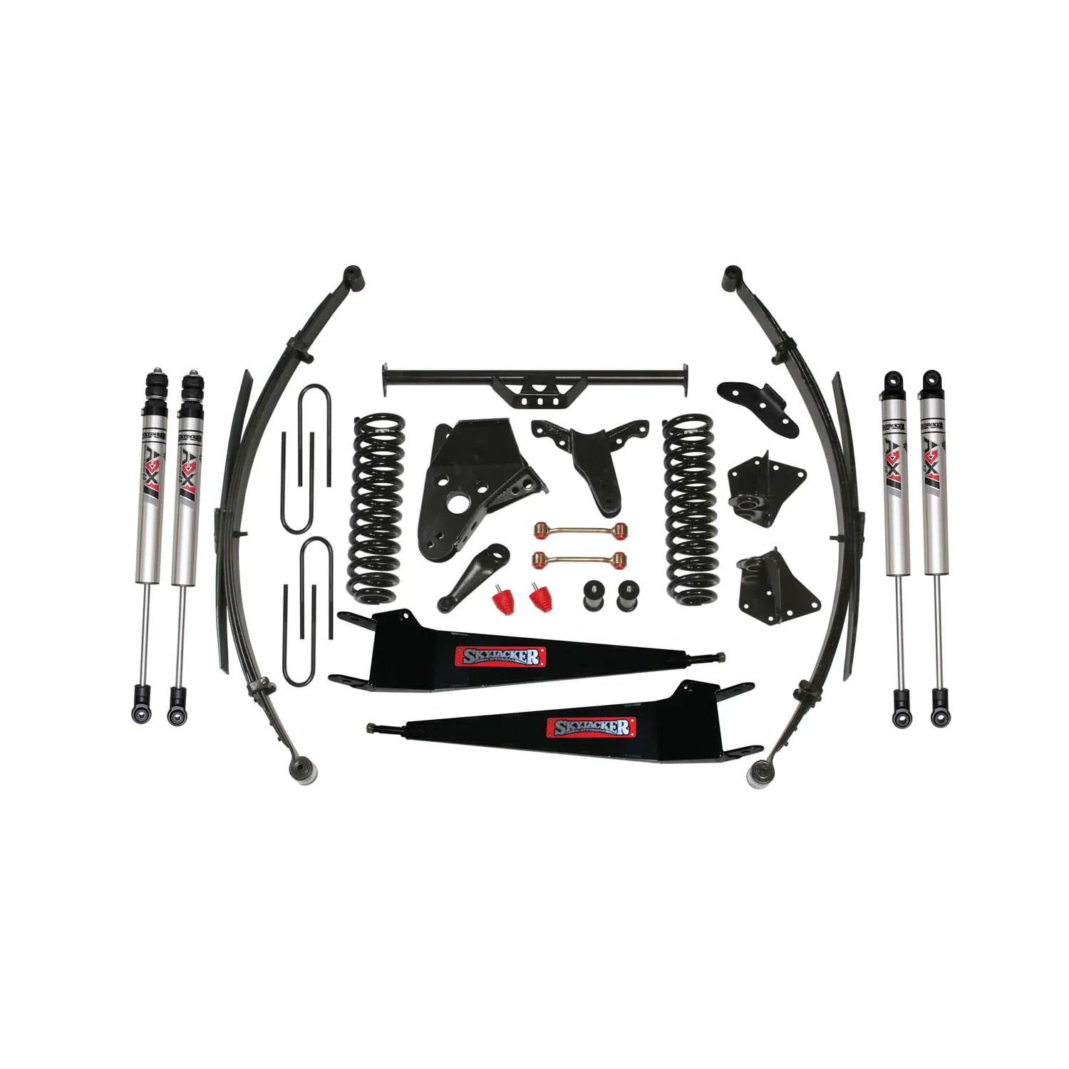 Skyjacker 6 in. Suspension Lift Kit With ADX M2.0 Aluminum Monotube Shocks.