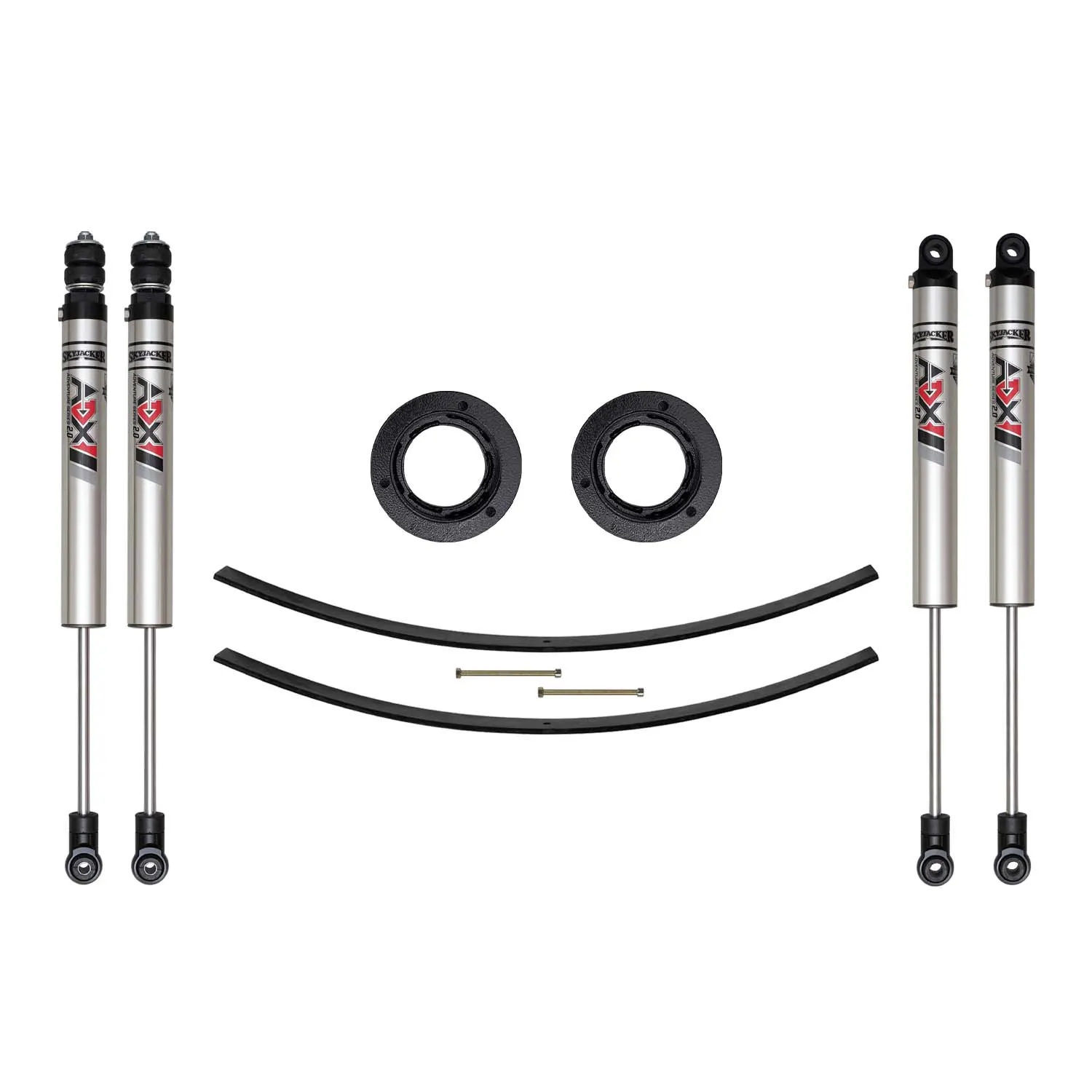 Skyjacker 2.5 in. Suspension Lift Kit With ADX M2.0 Aluminum Monotube Shocks.
