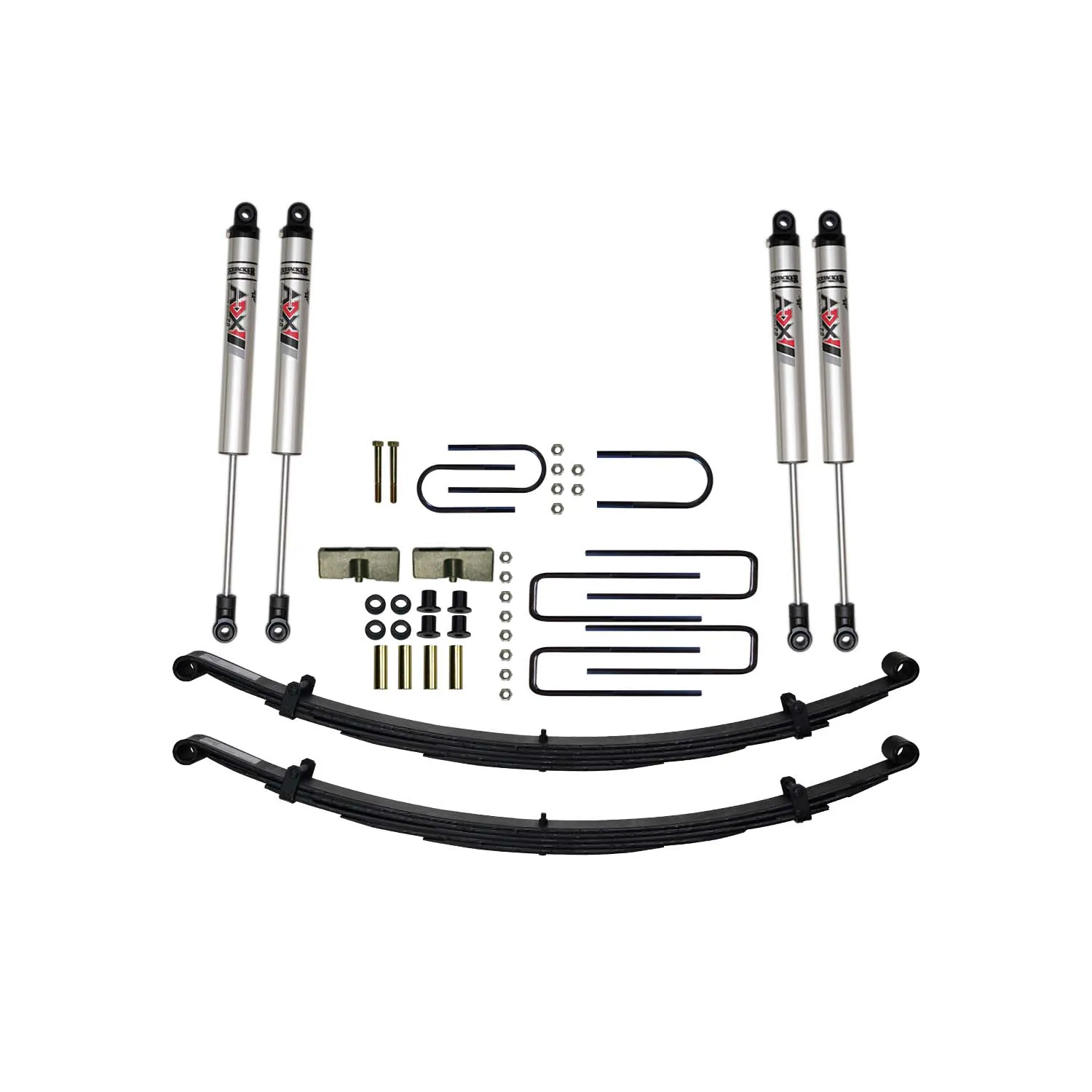 Skyjacker 4 in. Suspension Lift Kit With ADX M2.0 Aluminum Monotube Shocks.