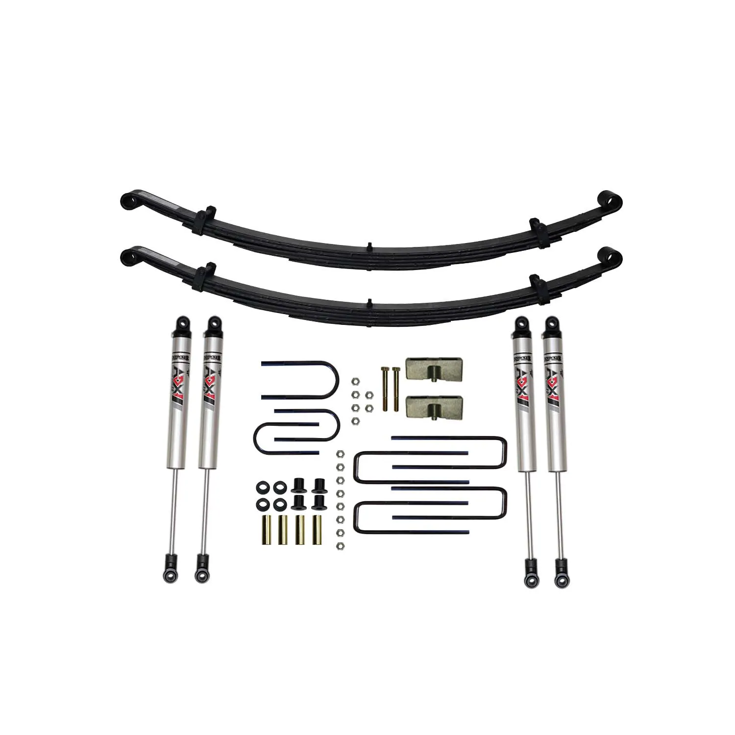 Skyjacker 4 in. Suspension Lift Kit With ADX M2.0 Aluminum Monotube Shocks.