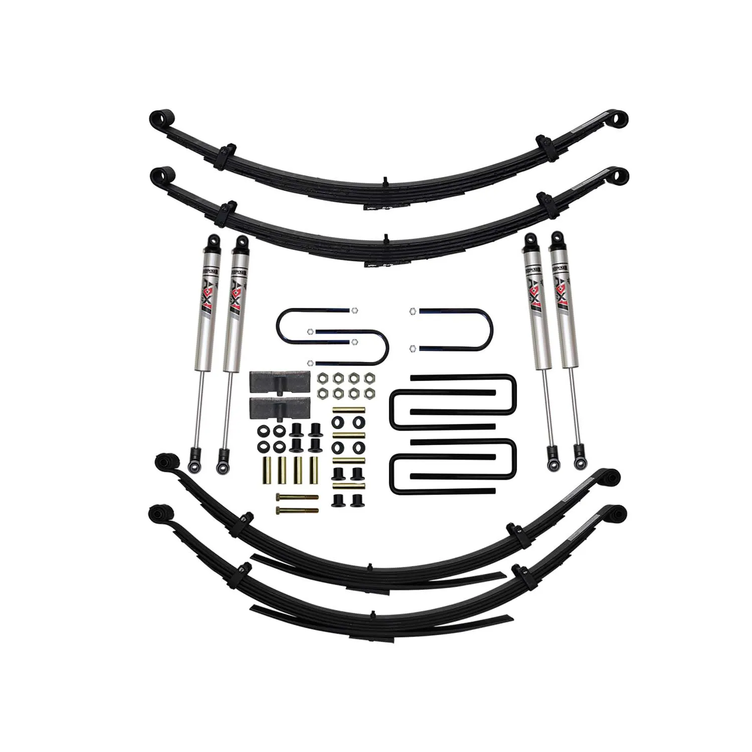 Skyjacker 4 in. Suspension Lift KIT With ADX M2.0 Aluminum Monotube Shocks.