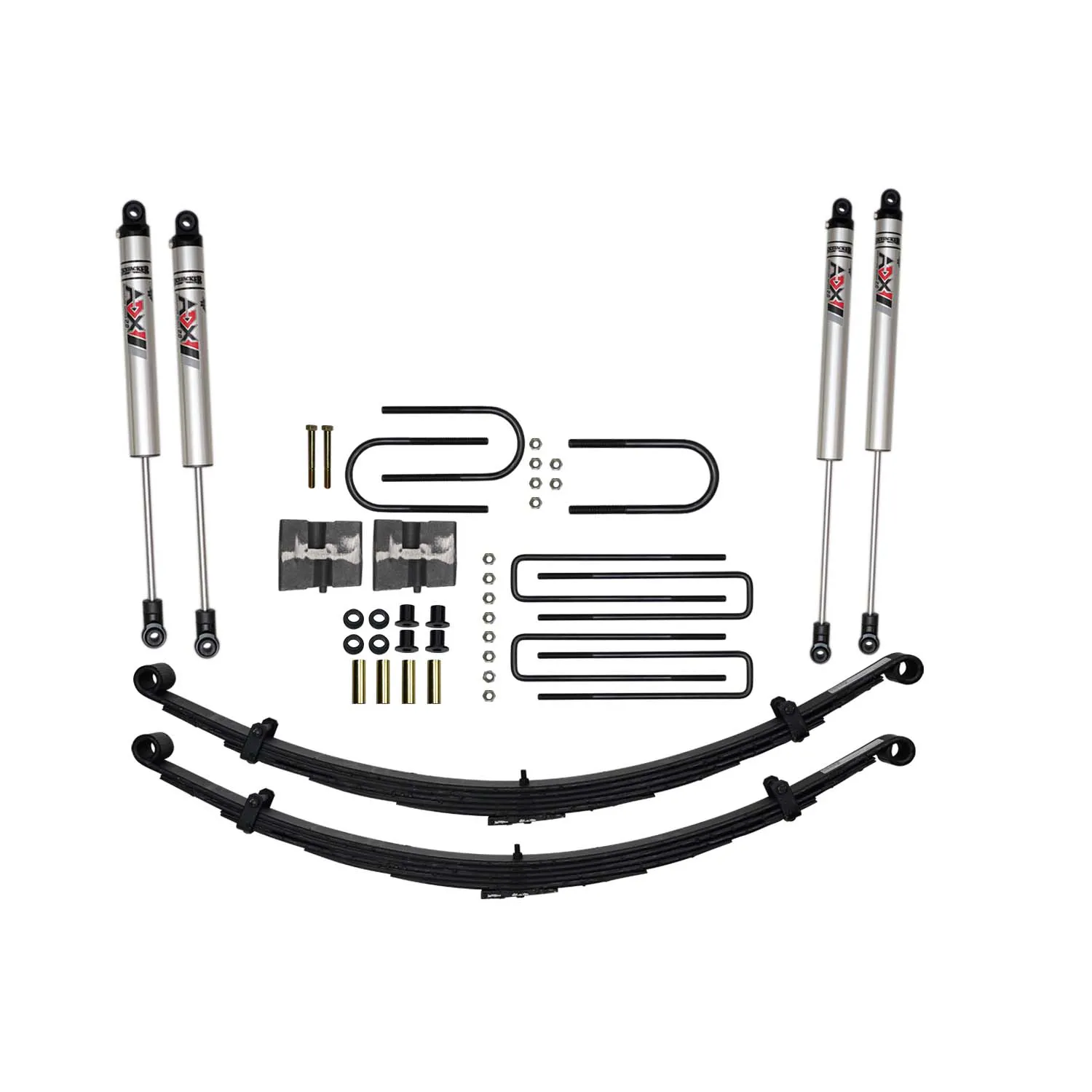 Skyjacker 6 in. Suspension Lift Kit With ADX M2.0 Aluminum Monotube Shocks.