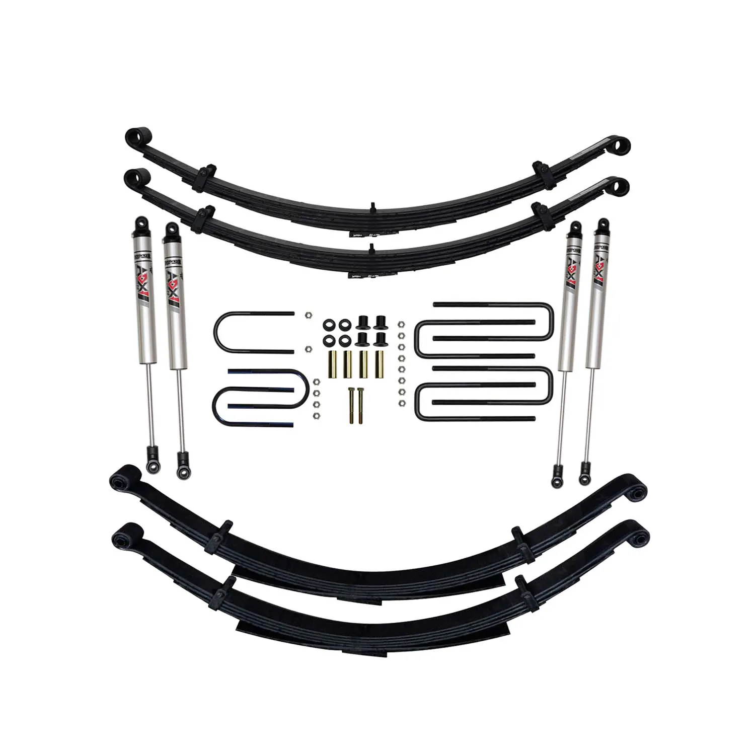 Skyjacker 6 in. Suspension Lift Kit With ADX M2.0 Aluminum Monotube Shocks.