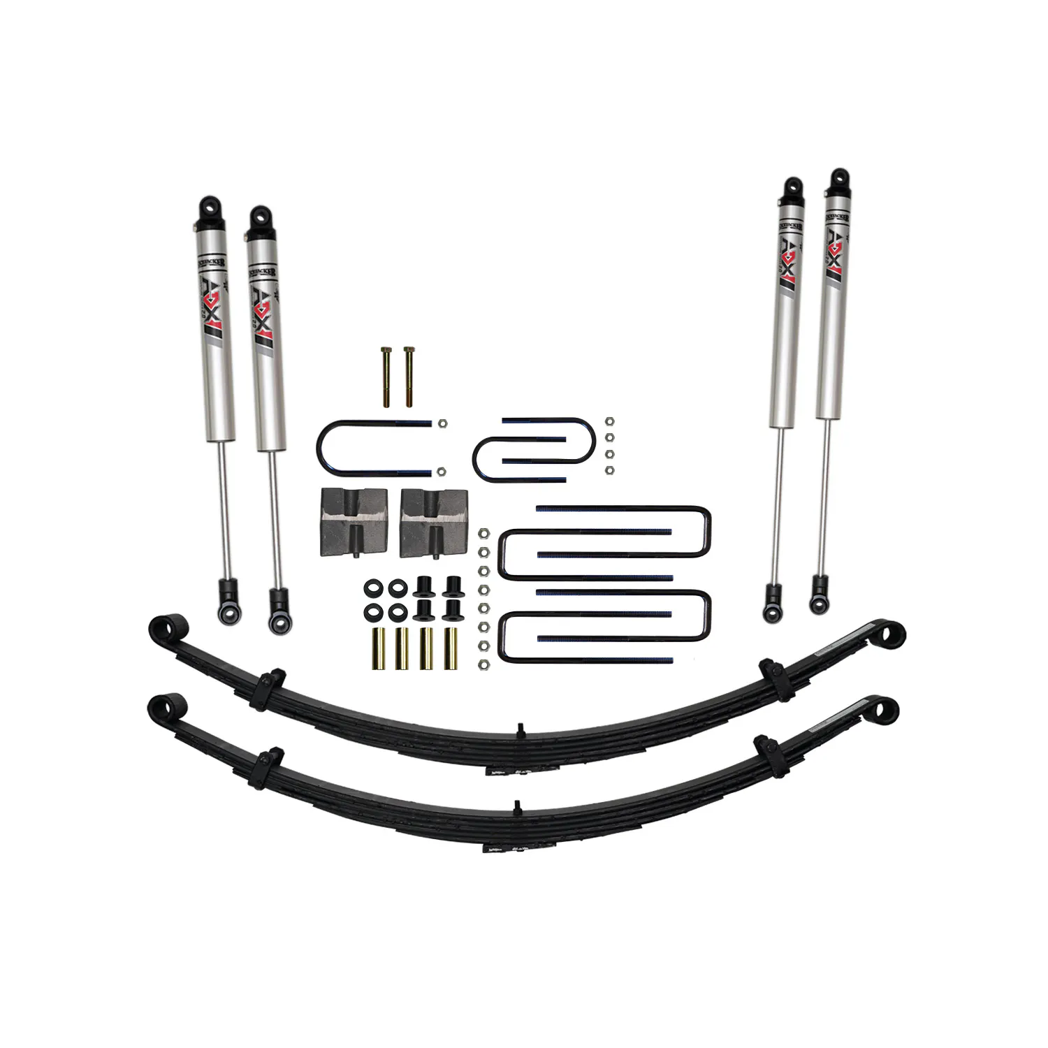 Skyjacker 6 in. Suspension Lift Kit With ADX M2.0 Aluminum Monotube Shocks.