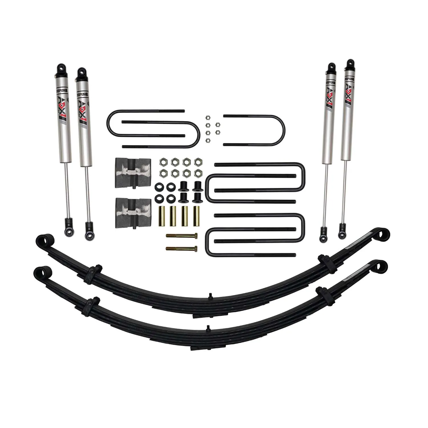 Skyjacker 6 in. Suspension Lift Kit With ADX M2.0 Aluminum Monotube Shocks.