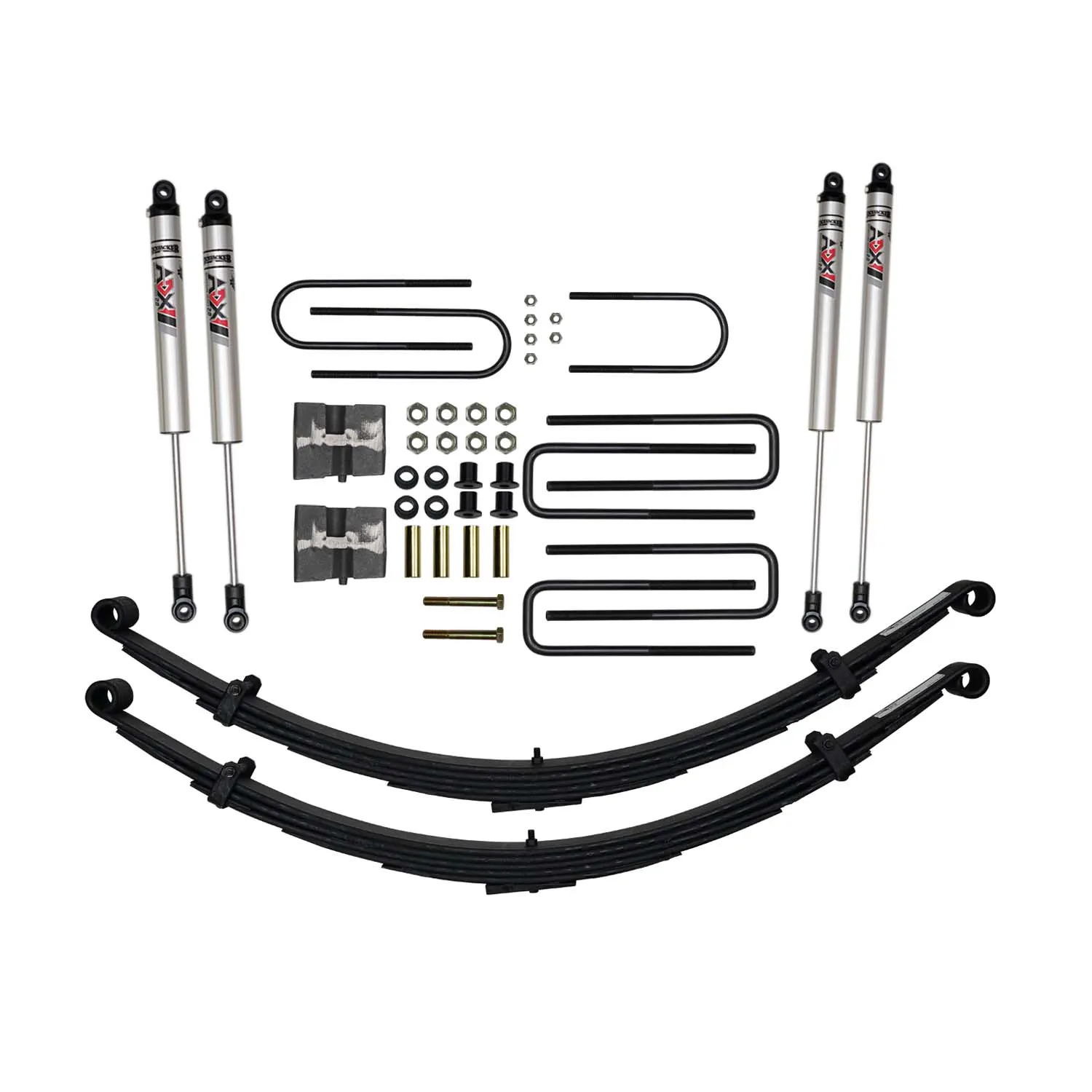 Skyjacker 6 in. Suspension Lift Kit With ADX M2.0 Aluminum Monotube Shocks.