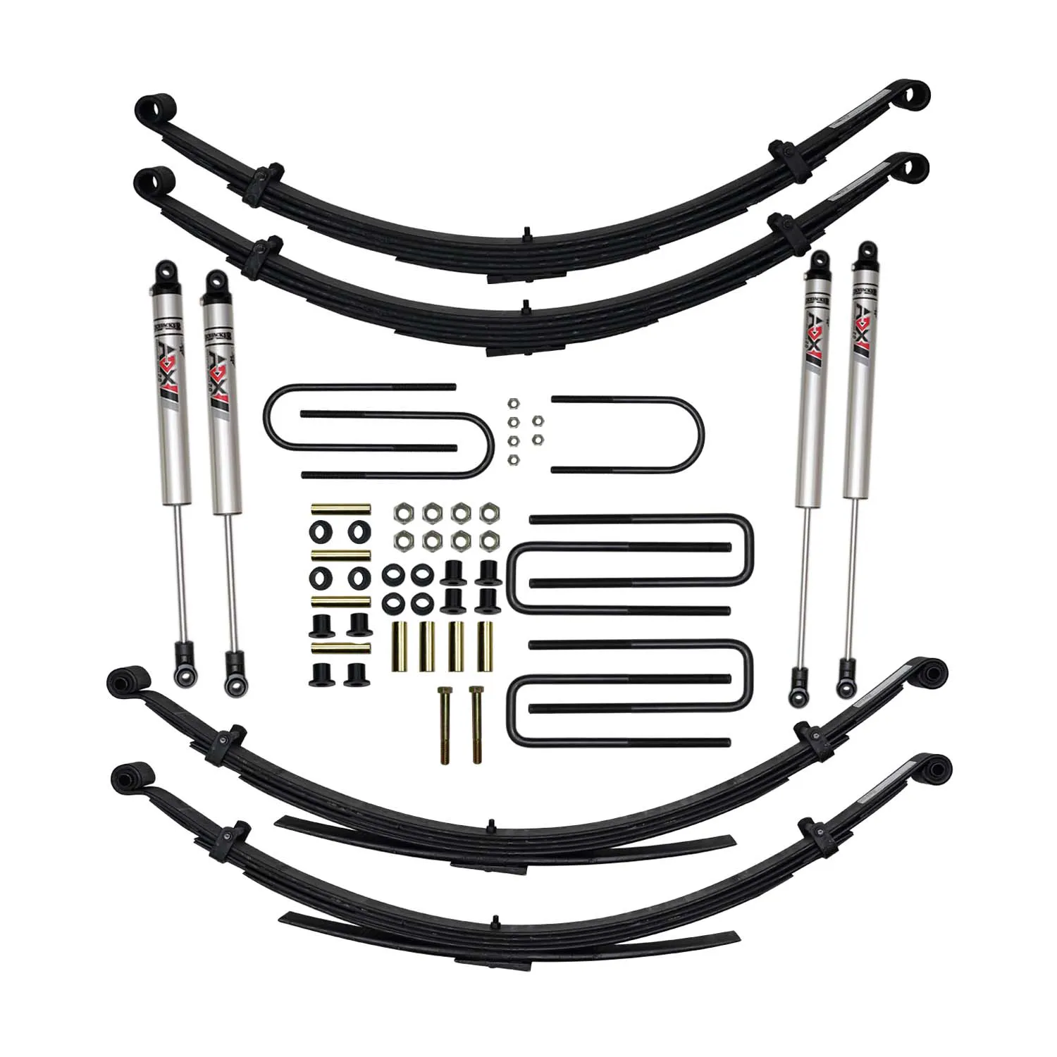 Skyjacker 6 in. Suspension Lift Kit With ADX M2.0 Aluminum Monotube Shocks.