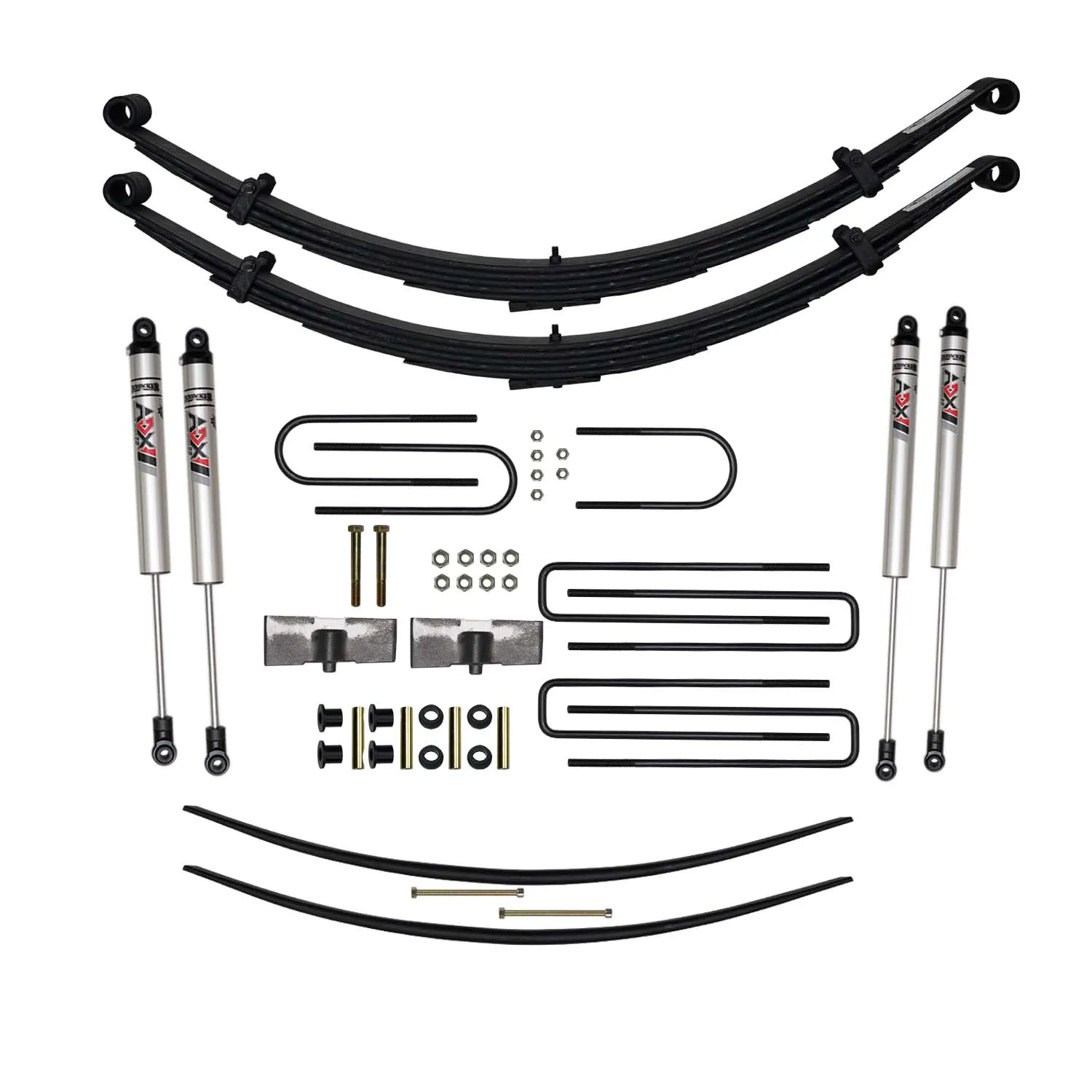 Skyjacker 6 in. Suspension Lift Kit With ADX M2.0 Aluminum Monotube Shocks.