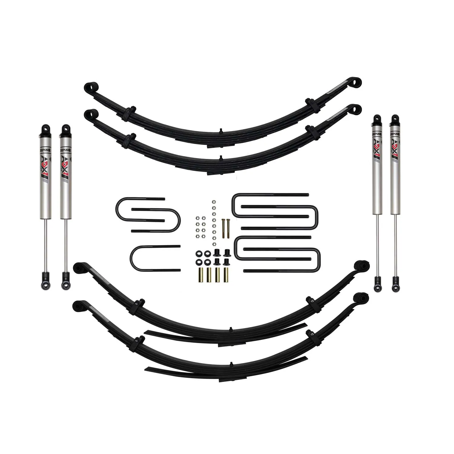 Skyjacker 8 in. Suspension Lift Kit With ADX M2.0 Aluminum Monotube Shocks.