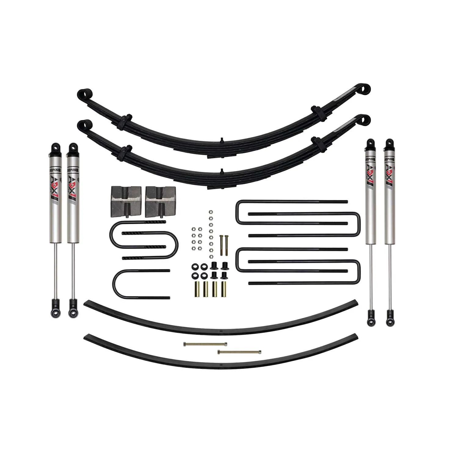 Skyjacker 8 in. Suspension Lift Kit With ADX M2.0 Aluminum Monotube Shocks.