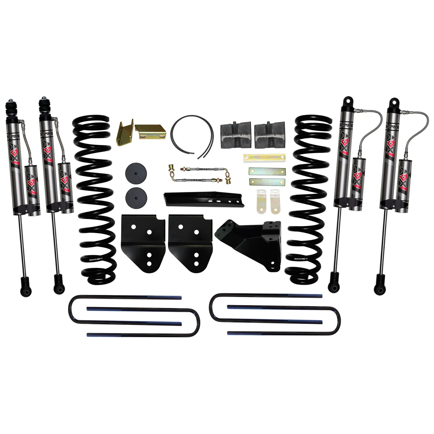 Skyjacker 6 in. Suspension Lift Kit With ADX 2.0 Remote Reservoir Monotube Shocks.