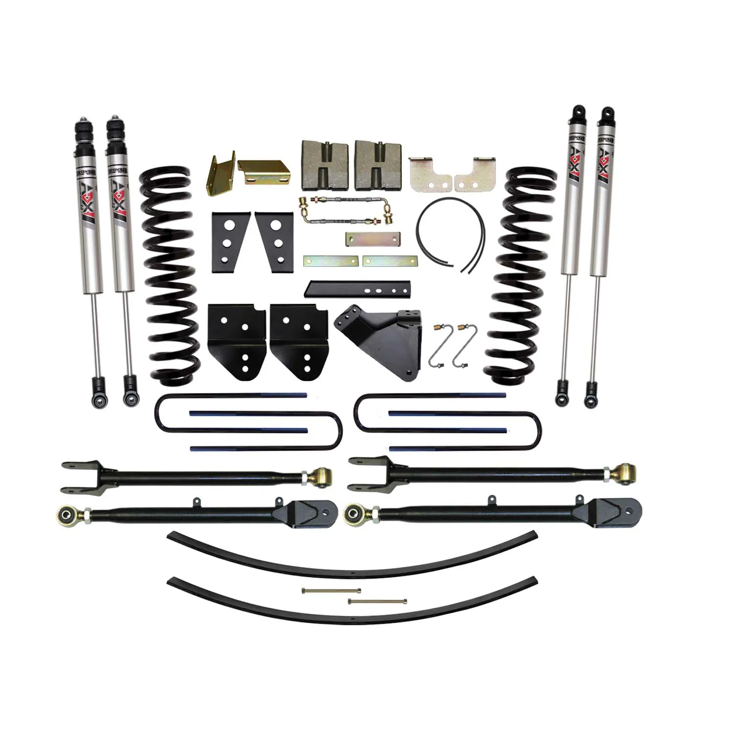 Skyjacker 8.5 in. Suspension Lift Kit With ADX M2.0 Aluminum Monotube Shocks.