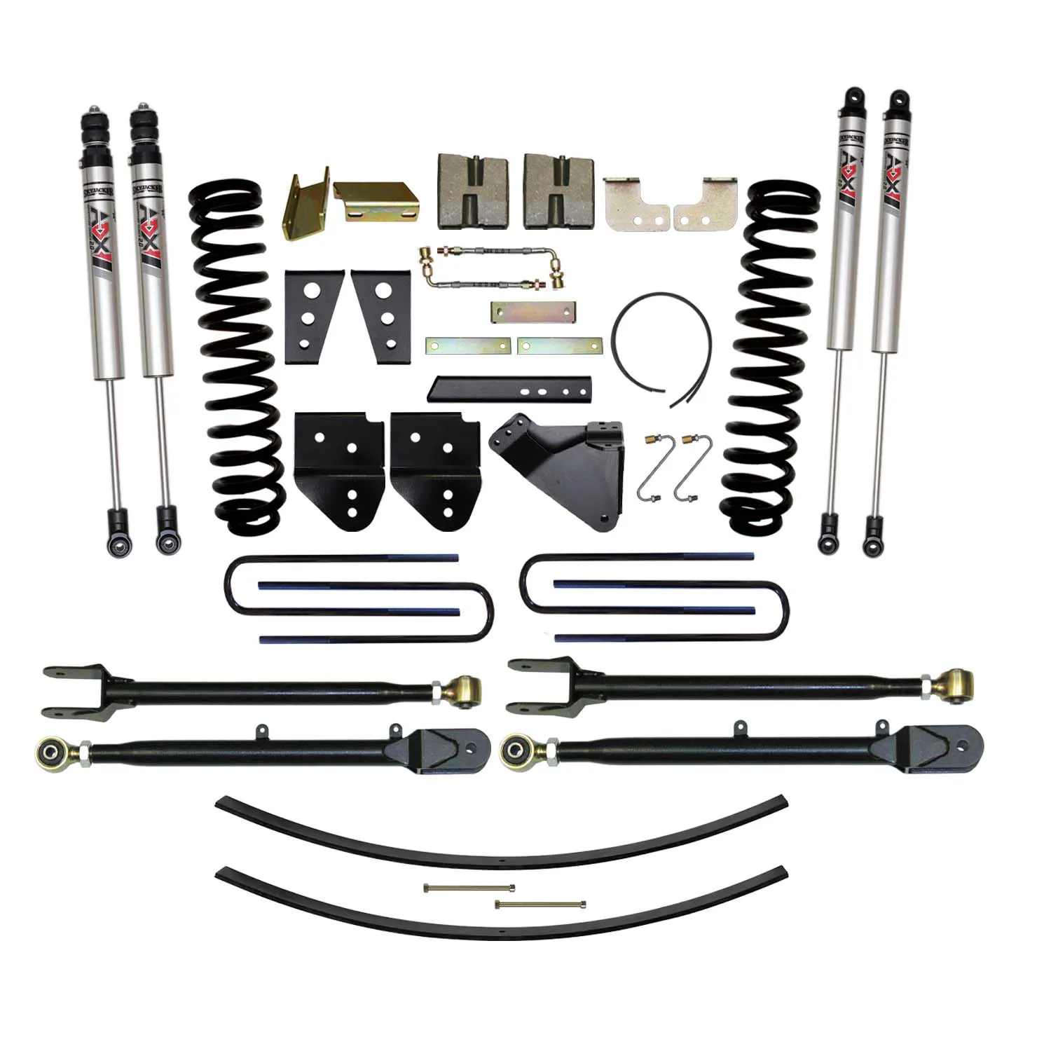 Skyjacker 8.5 in. Suspension Lift Kit With ADX M2.0 Aluminum Monotube Shocks.