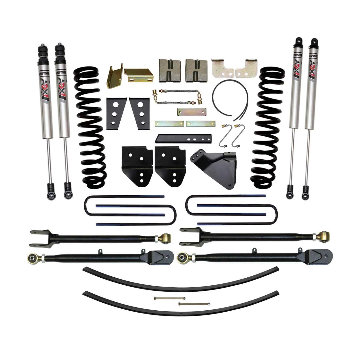Skyjacker 8.5 in. Suspension Lift Kit With ADX M2.0 Aluminum Monotube Shocks.