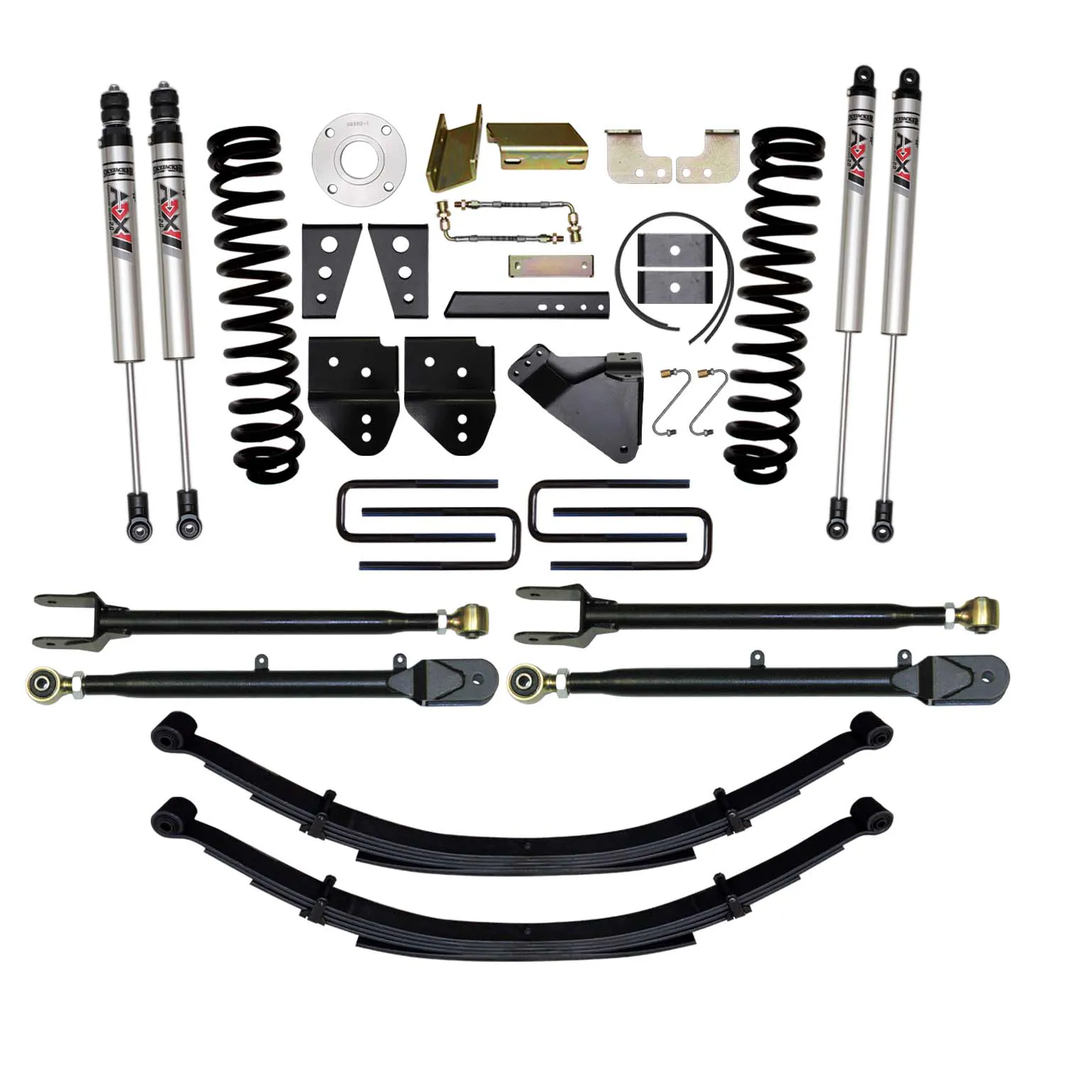 Skyjacker 8.5 in. Suspension Lift Kit With ADX M2.0 Aluminum Monotube Shocks.
