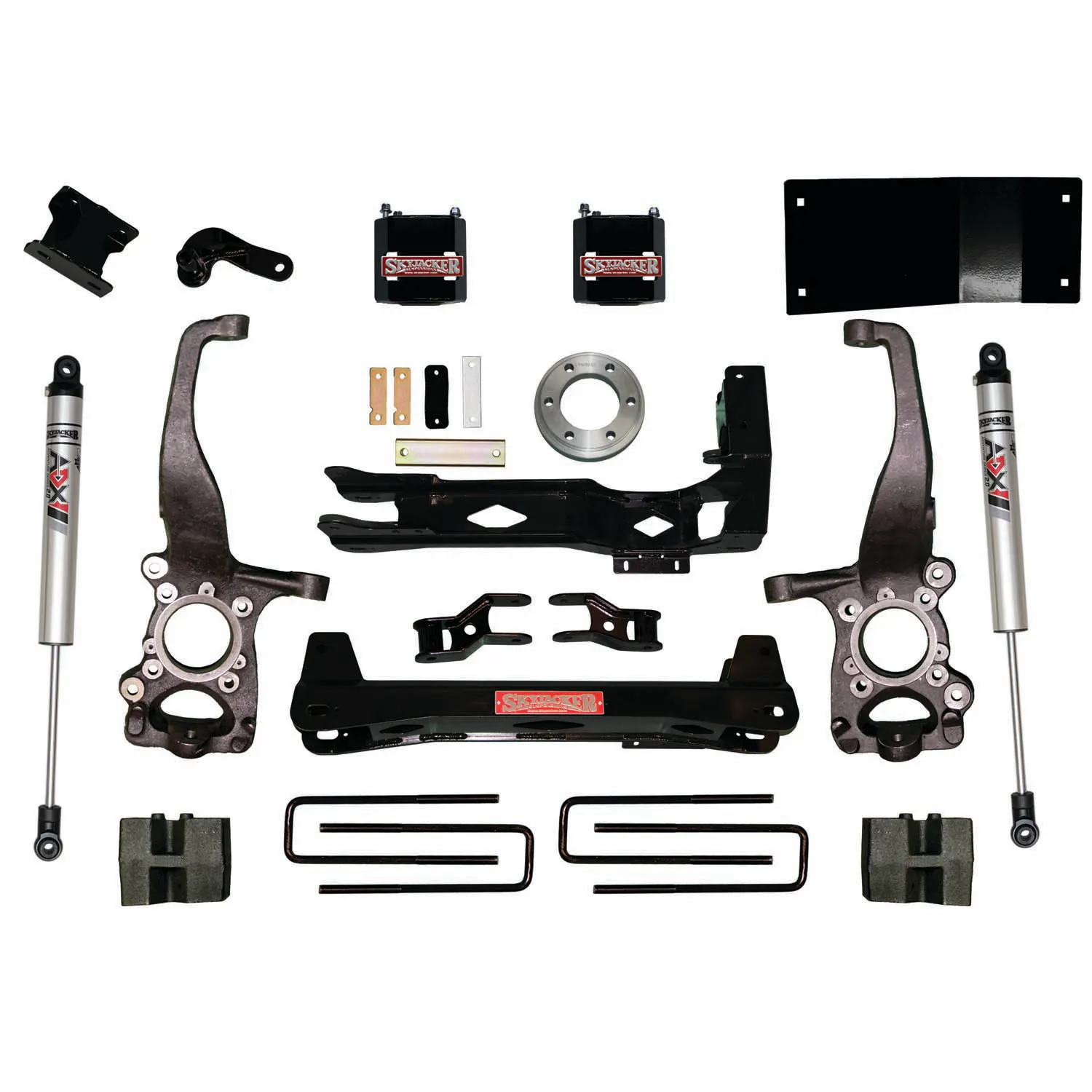 Skyjacker 4.5 in. Suspension Lift Kit With ADX M2.0 Aluminum Monotube Shocks.