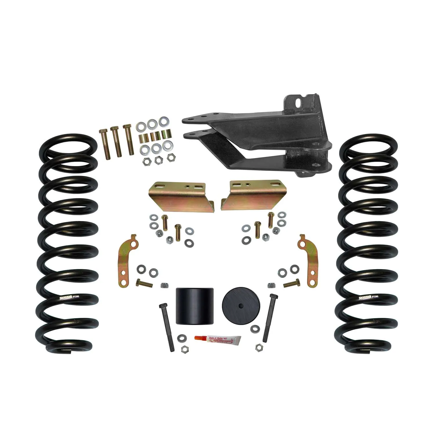 Skyjacker F1720VB 2.5 in. Front Component Box With Front Coil Springs and Track Bar Bracket.