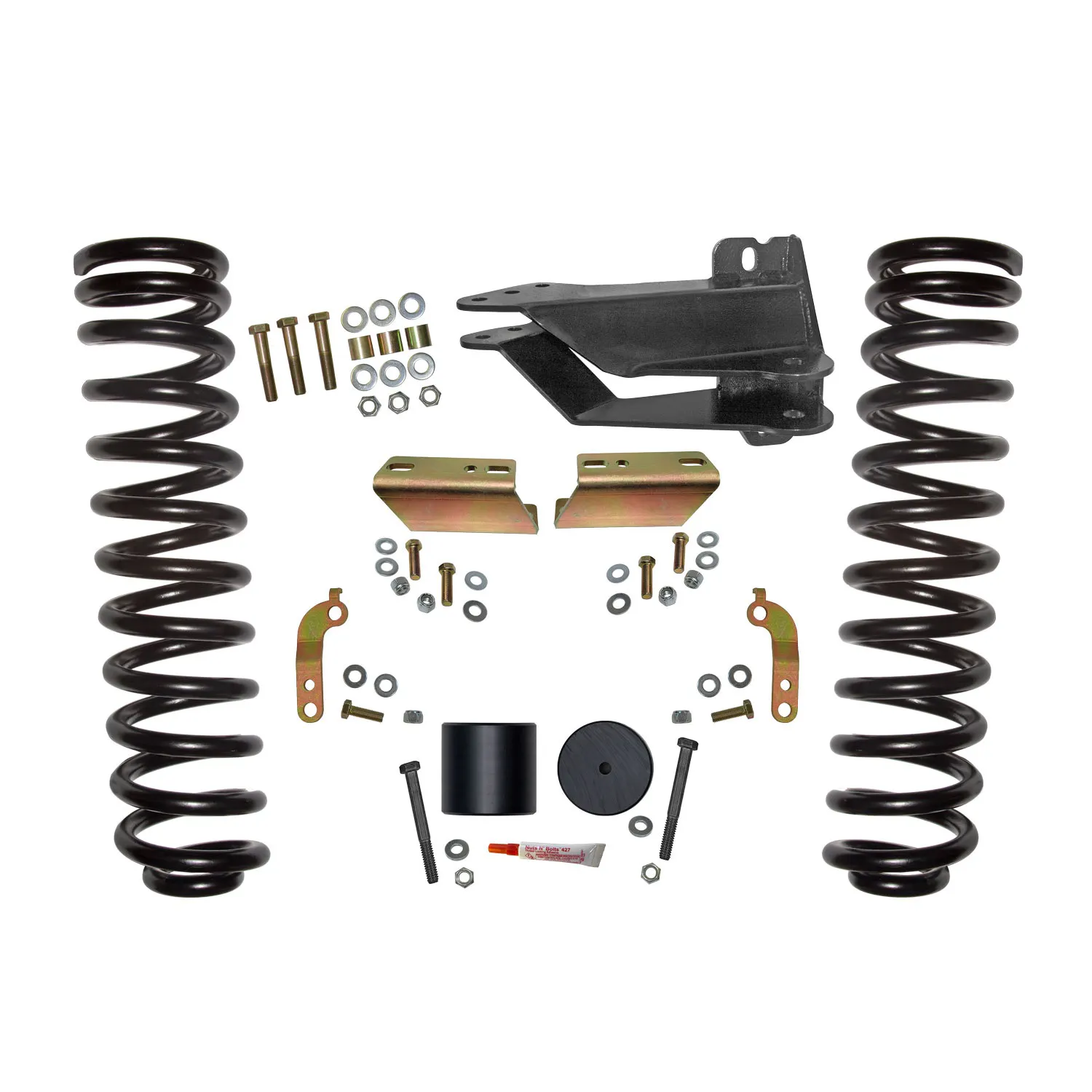 Skyjacker Skyjacker F1725VB 2.5 in. Front Component Box With Front Coil Springs and Track Bar Bracket.